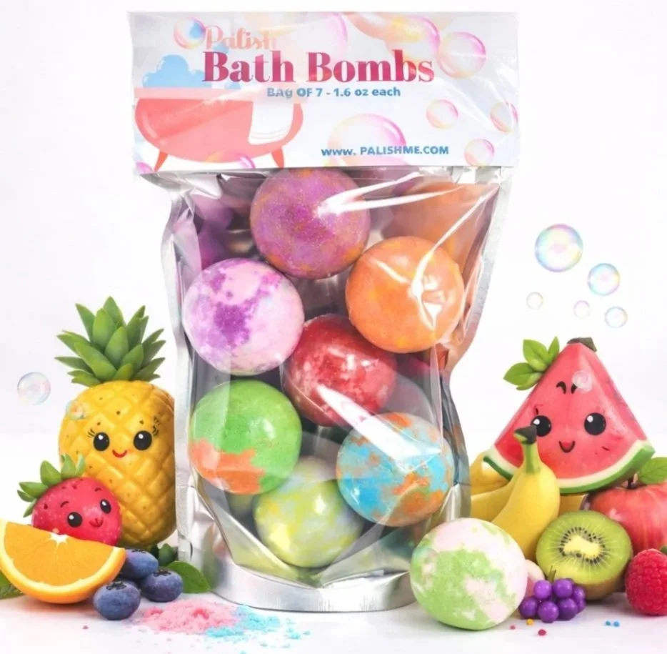 Kids Bath Bombs with Surprise Toys – 7 Pack