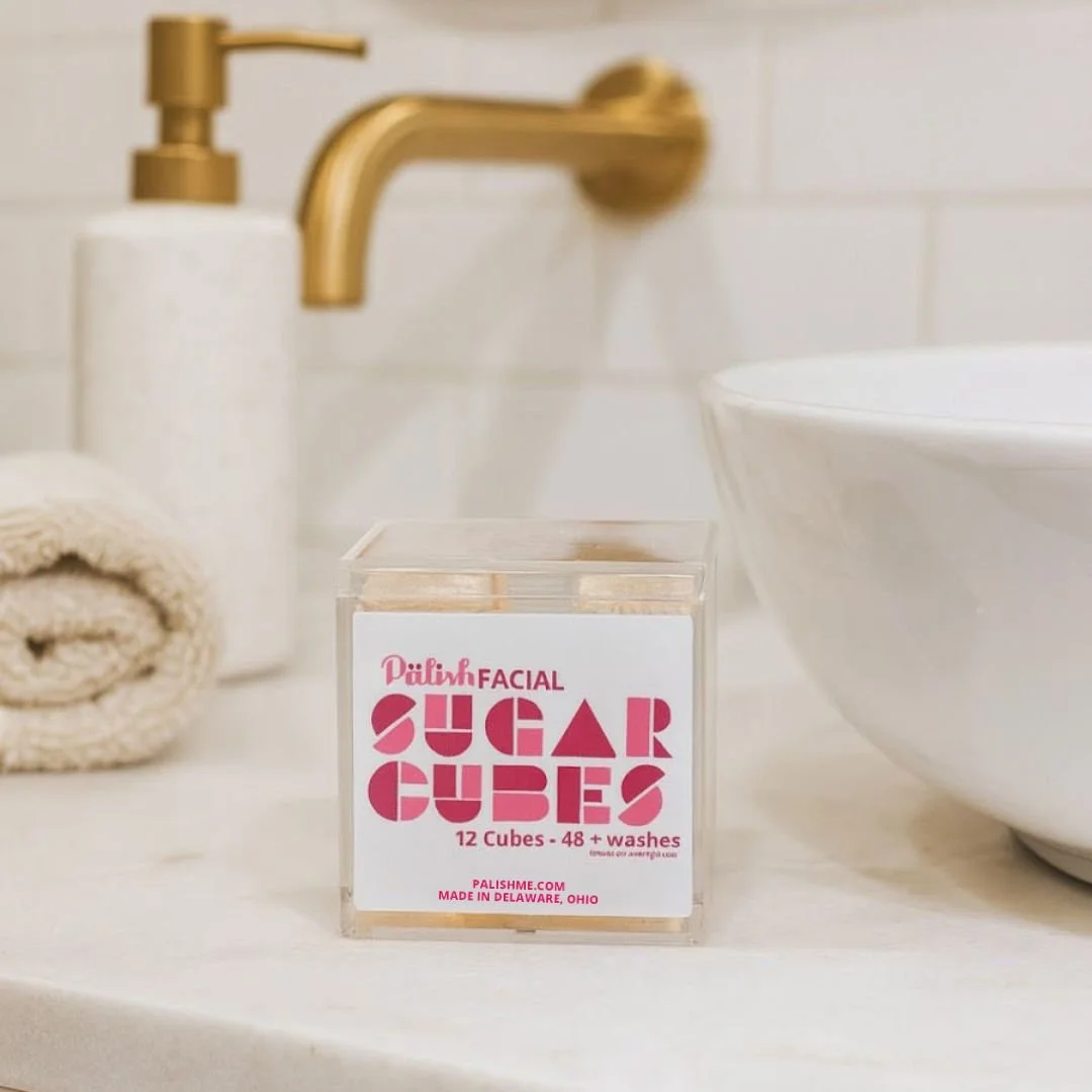 exfoliating face cubes are here to cleanse with clean ingredients by palish natural skincare in columbus ohio .jpg