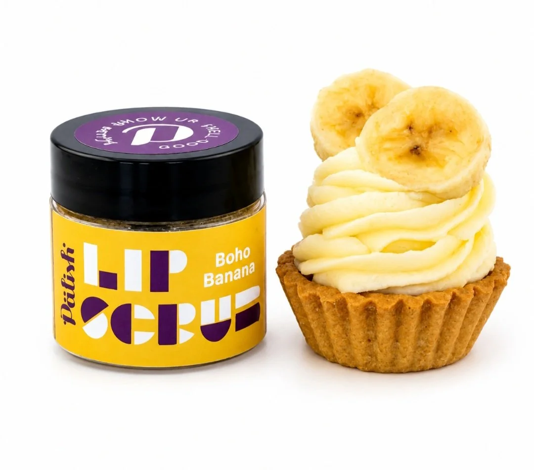 Lip Scrub – Boho Banana | Natural Exfoliating & Hydrating Lip Treatment