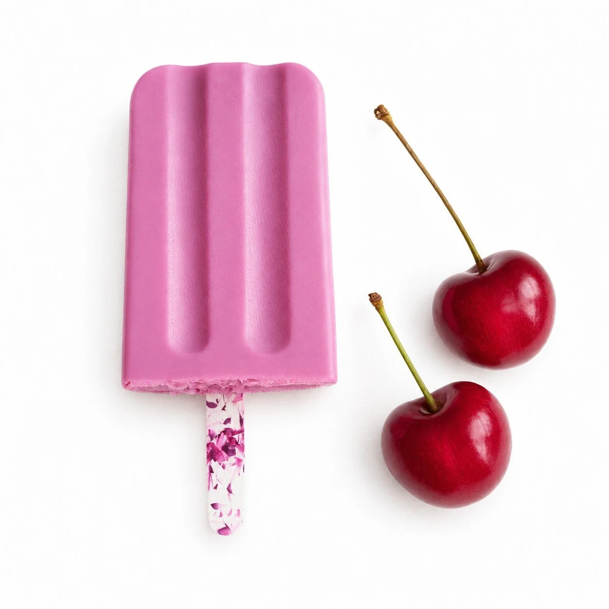Cherry flavored popsicle soap shaped soap for kids .jpg (Copy)