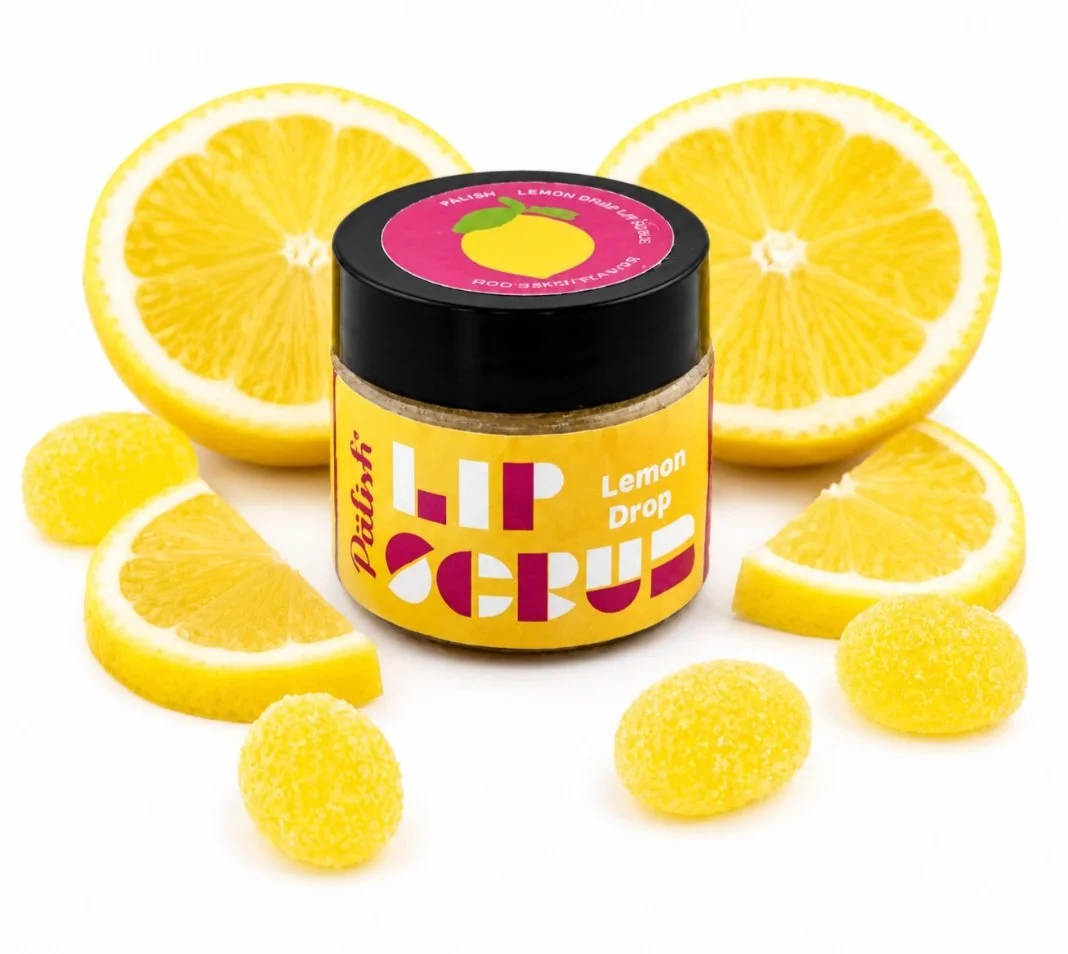 Lip Scrub – Lemon Drop | Natural Exfoliating & Hydrating Lip Treatment