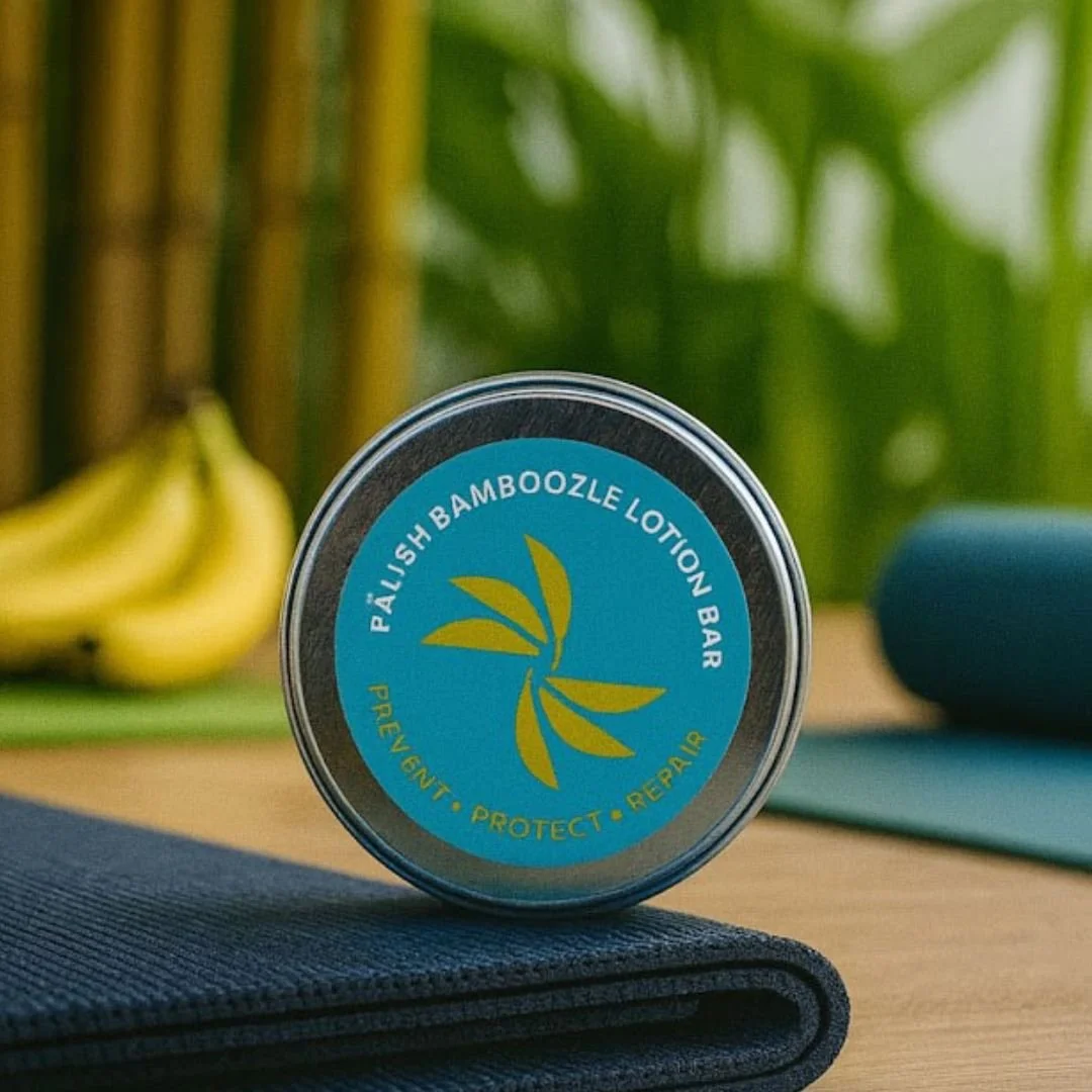 Yoga studio freshly scented lotion bar by palish in columbus ohio is a great travel lotion made with clean ingredients.jpg