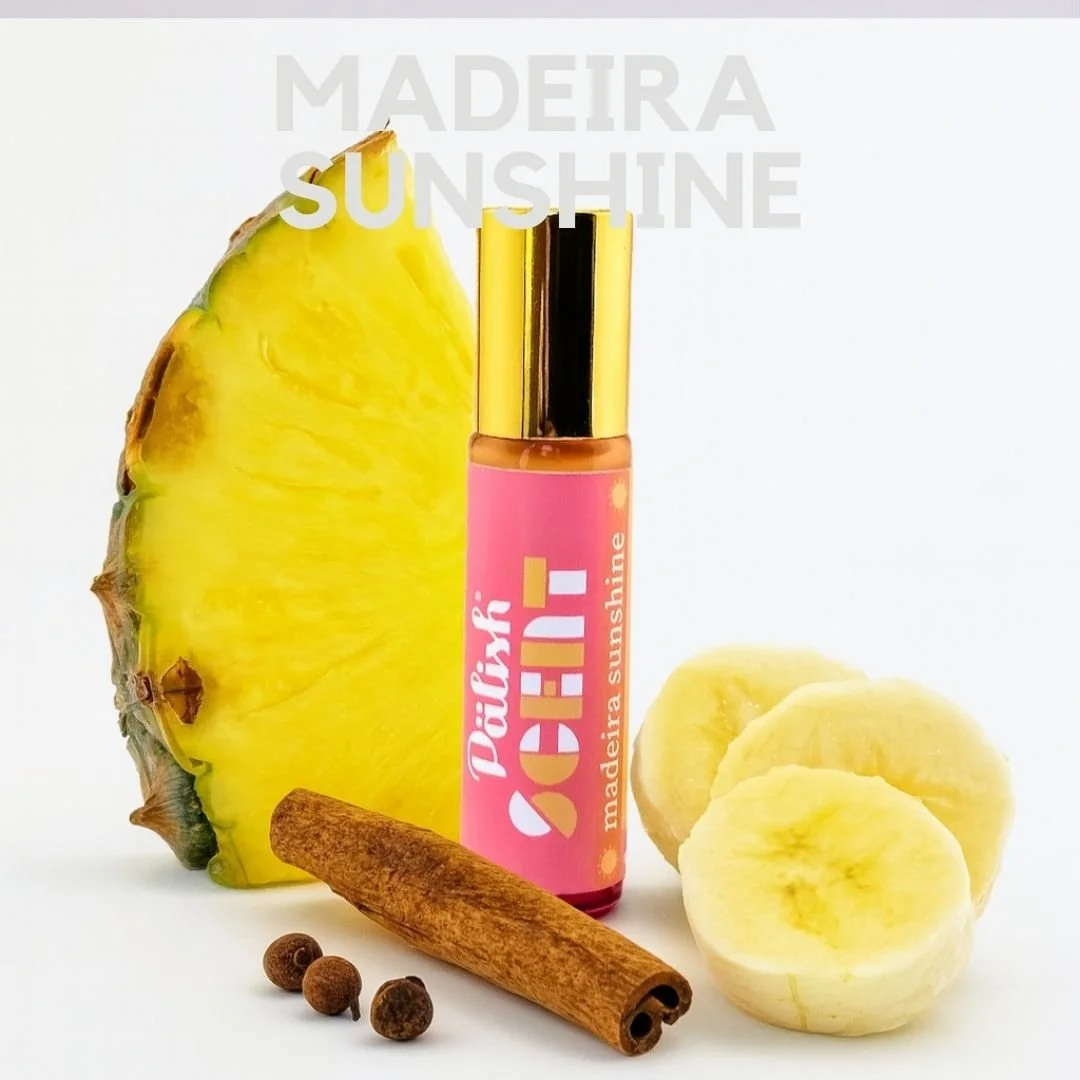 sweet and tropical inspired perfume by palish natural skincare is a blend of banana and pineapple and bay rum for a sweet yet, spicey blend made in columbus ohio .jpg