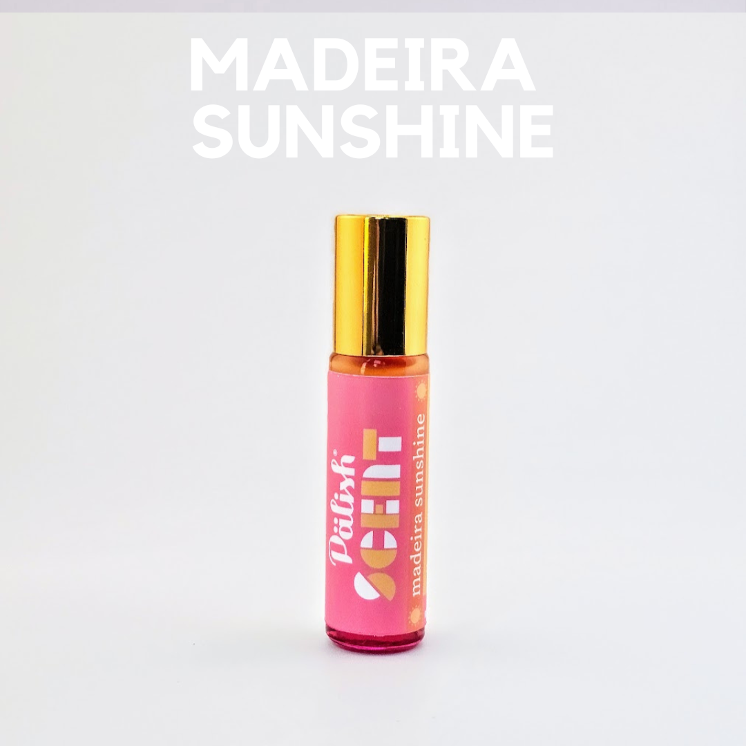 perfume roll-on blend of banana and pineapple and bay run called Madeira Sunshine is a blend created to remind one of adventures abroad under the warmth of the sun.png