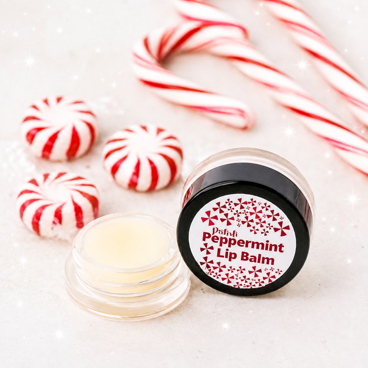 peppermint lip balm by palish made with organic peppermint in ohio for fresh and hydrated lips.jpg