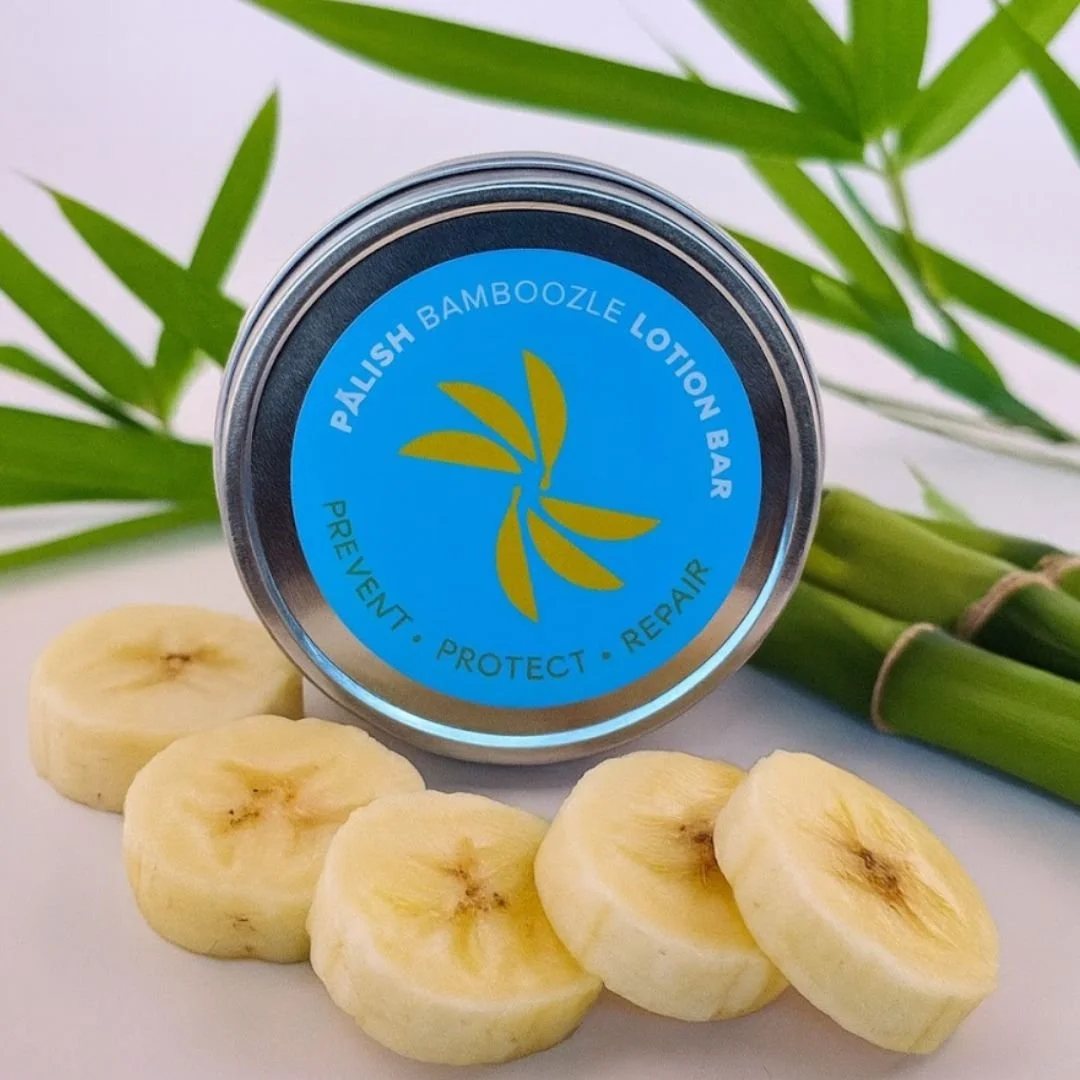Lotion bar bamboozle by palish is a fresh and sweet scent in a solid lotion waterless made in columbus ohio .jpg
