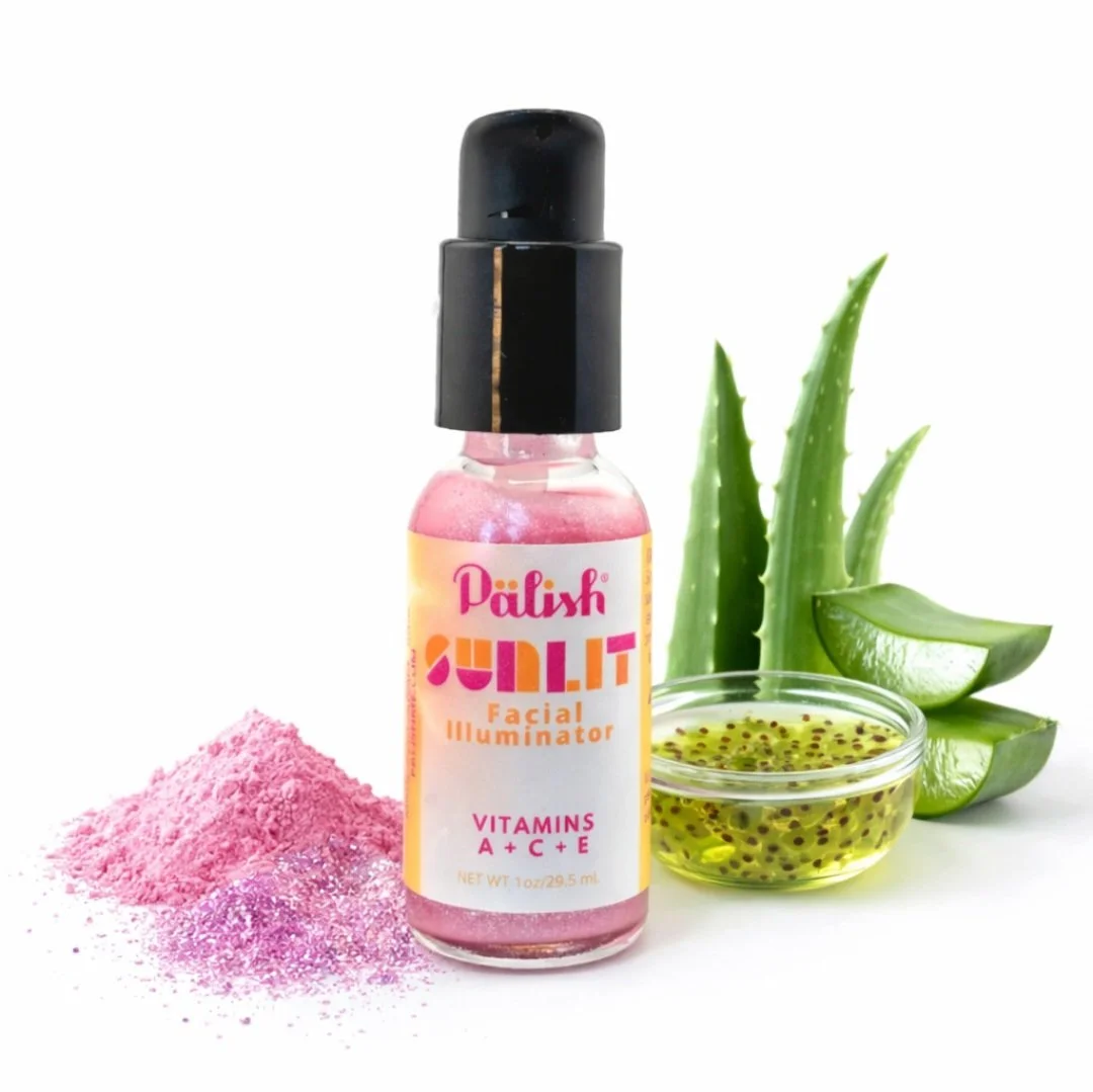 Hydrating and shimmering sunlit facial illuminator made with aloe and kiwi oil in ohio by palish natural skincare.jpg
