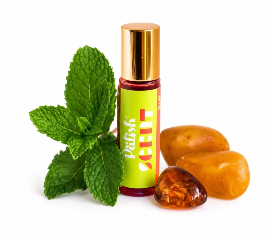 Gilded Mint by palish is amber and mint blended together to create a warm and cool delightful scent.jpg