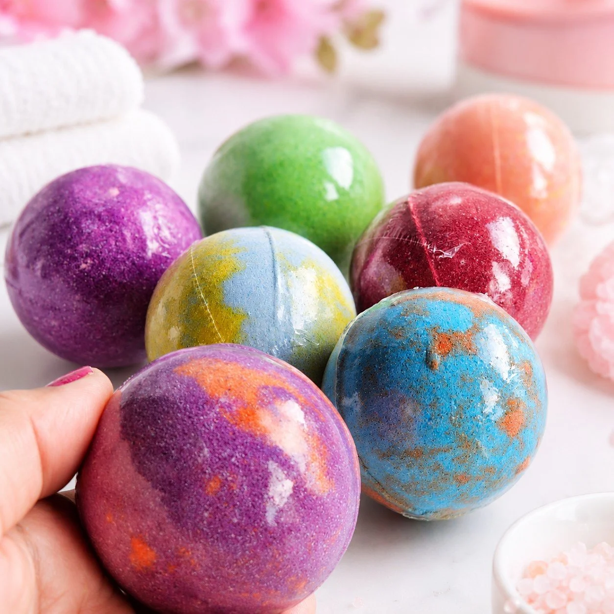 Bath bomb set for kids to make bath time enjoyable by palish natural skincare in columbus ohio .jpg