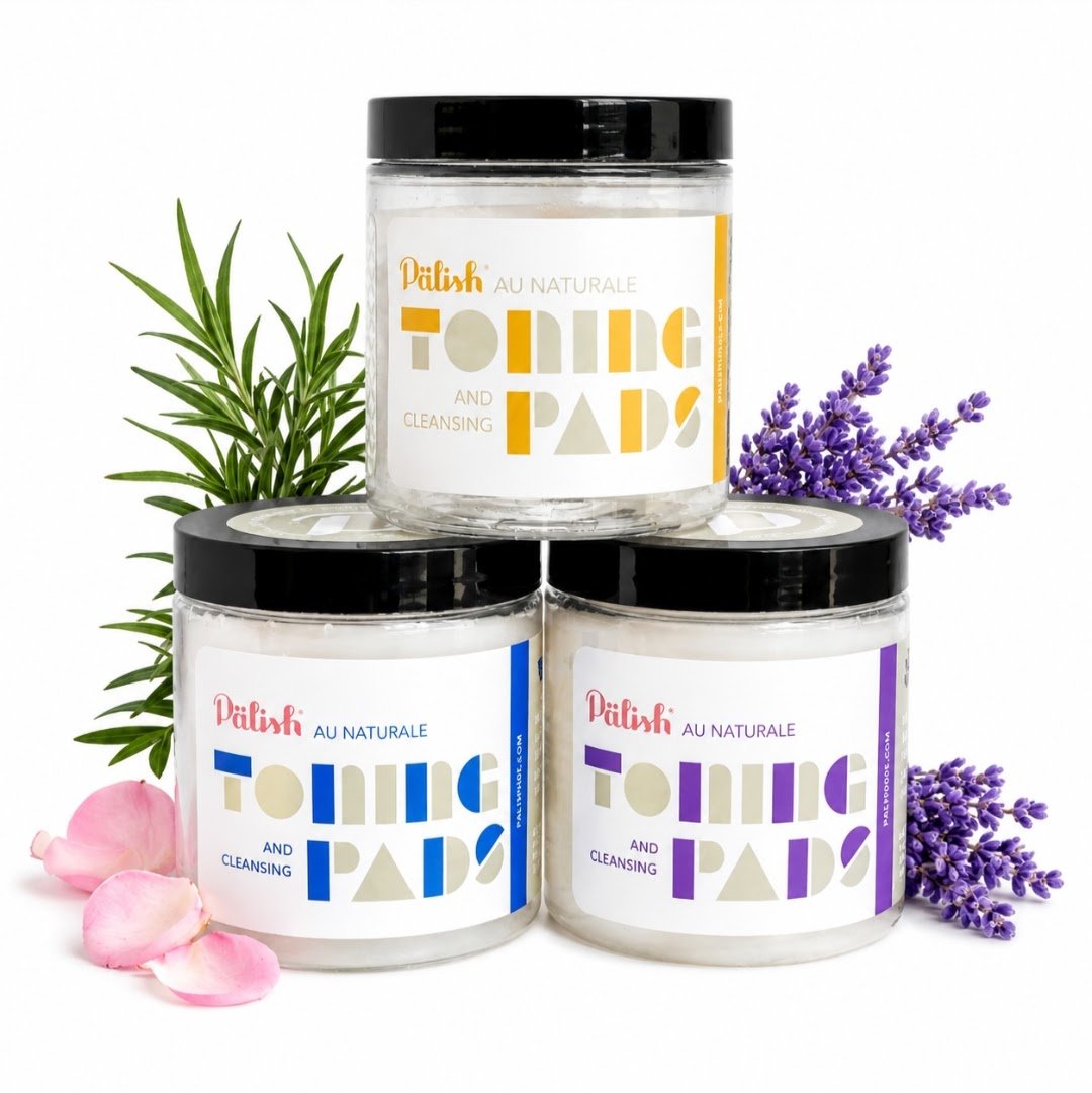 Pälish Natural Facial Toning Pads | Gentle Cleansing & Skin Refresh