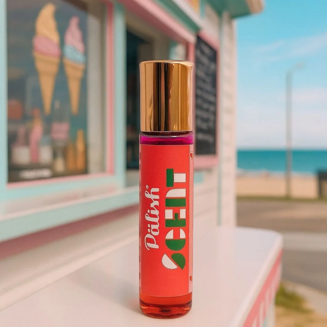 sweet watermelon perfume scent sitting by water made by palish in columbus ohio .jpg