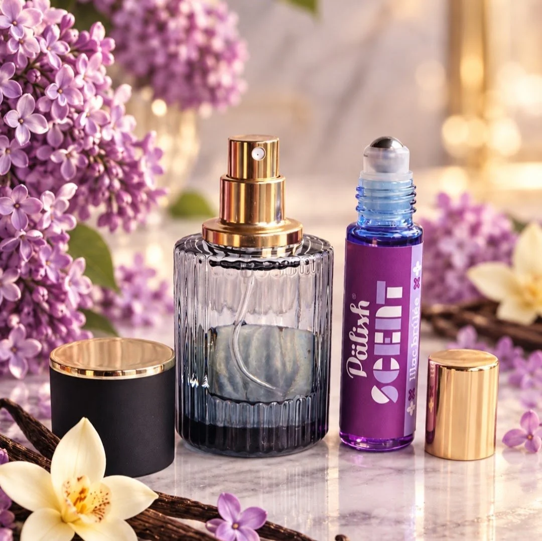 Lilac Brulee perfume by palish in columbus ohio is a blend of vanilla and lilacs.jpg