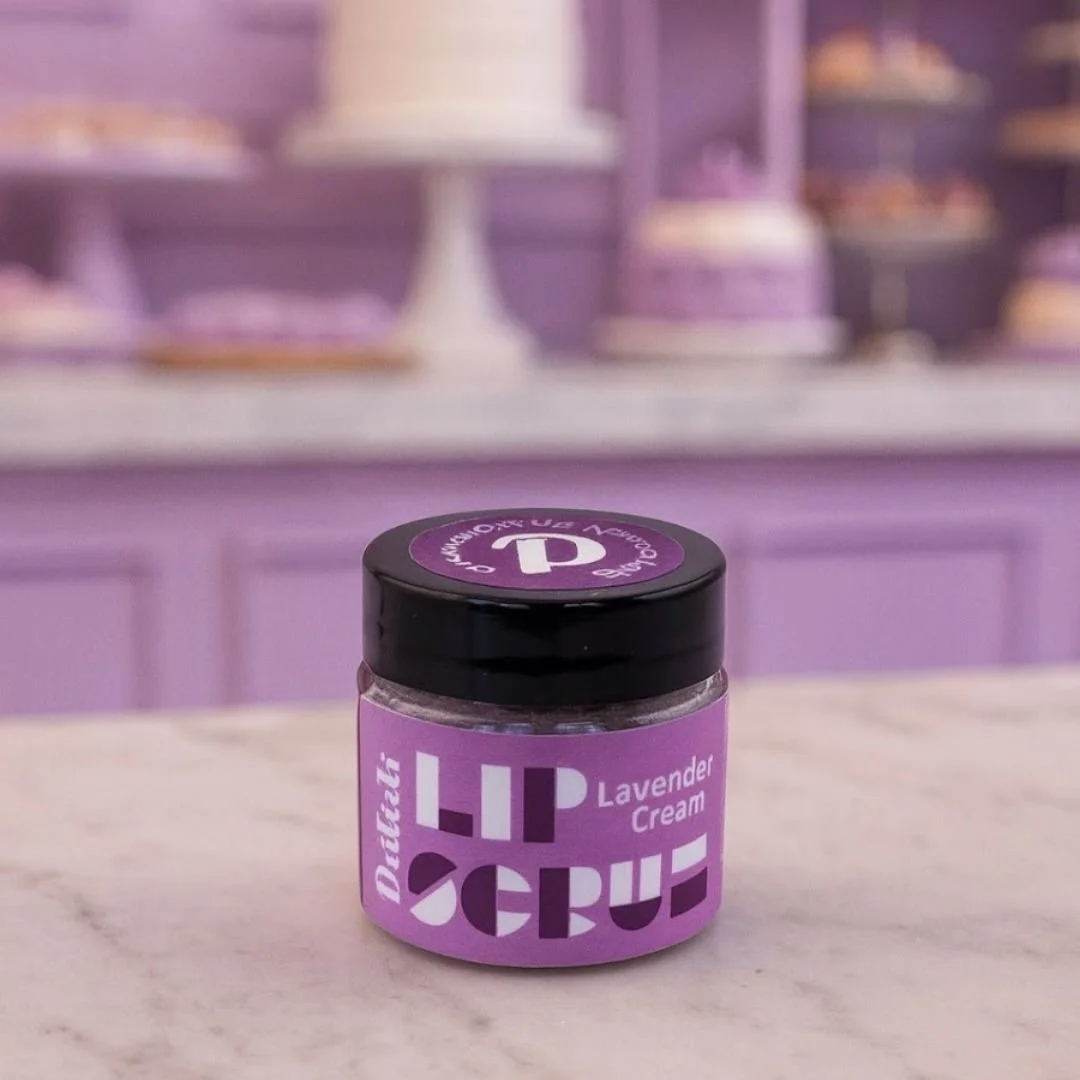 Lavender cream lip scrub is a a treat for your lips with real lavender and sweet extract to hydrate and exfoliate made in columbus ohio .jpg