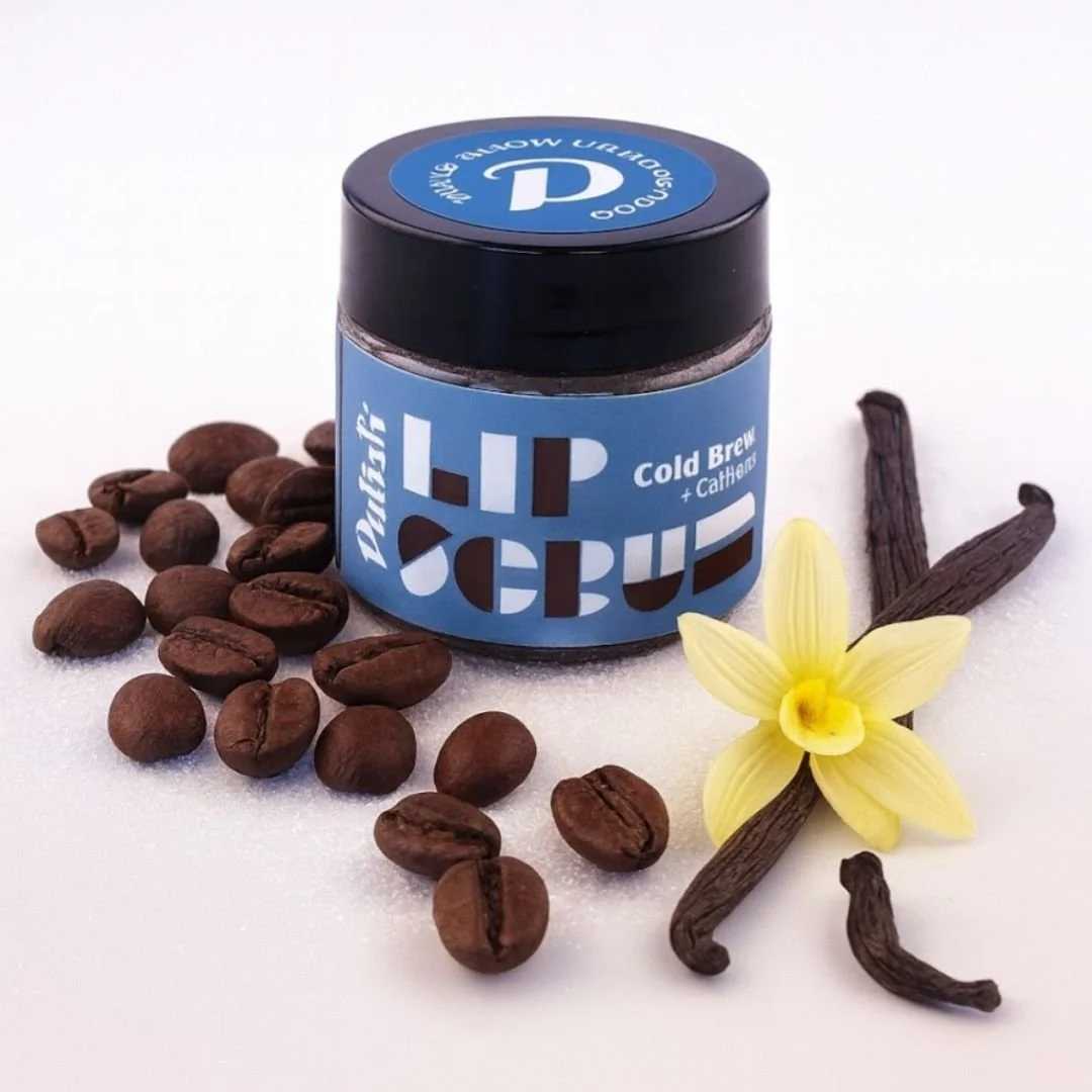 Coffee natural lip scrub clean formula by palish natural skincare in columbus ohio is a coffee treat for your lips.jpg