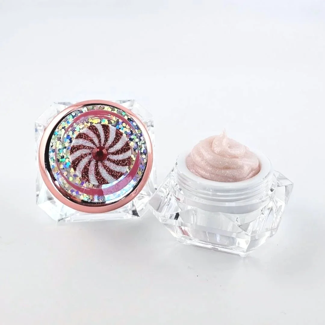 Pälish Mint Sugar Lip Gloss Jar – Soft, Hydrating Glow