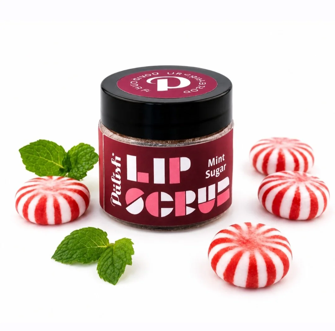 Lip Scrub – Mint Sugar | Natural Exfoliating & Hydrating Lip Treatment