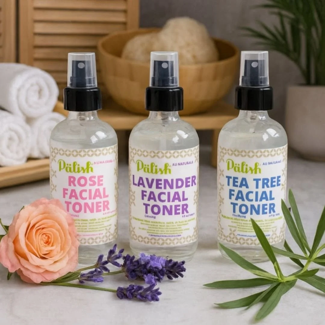 Refresh your routine with Pälish all-natural facial toners — Rose , Lavender, and Tea Tree — crafted to balance, cleanse, and soothe your skin..jpg
