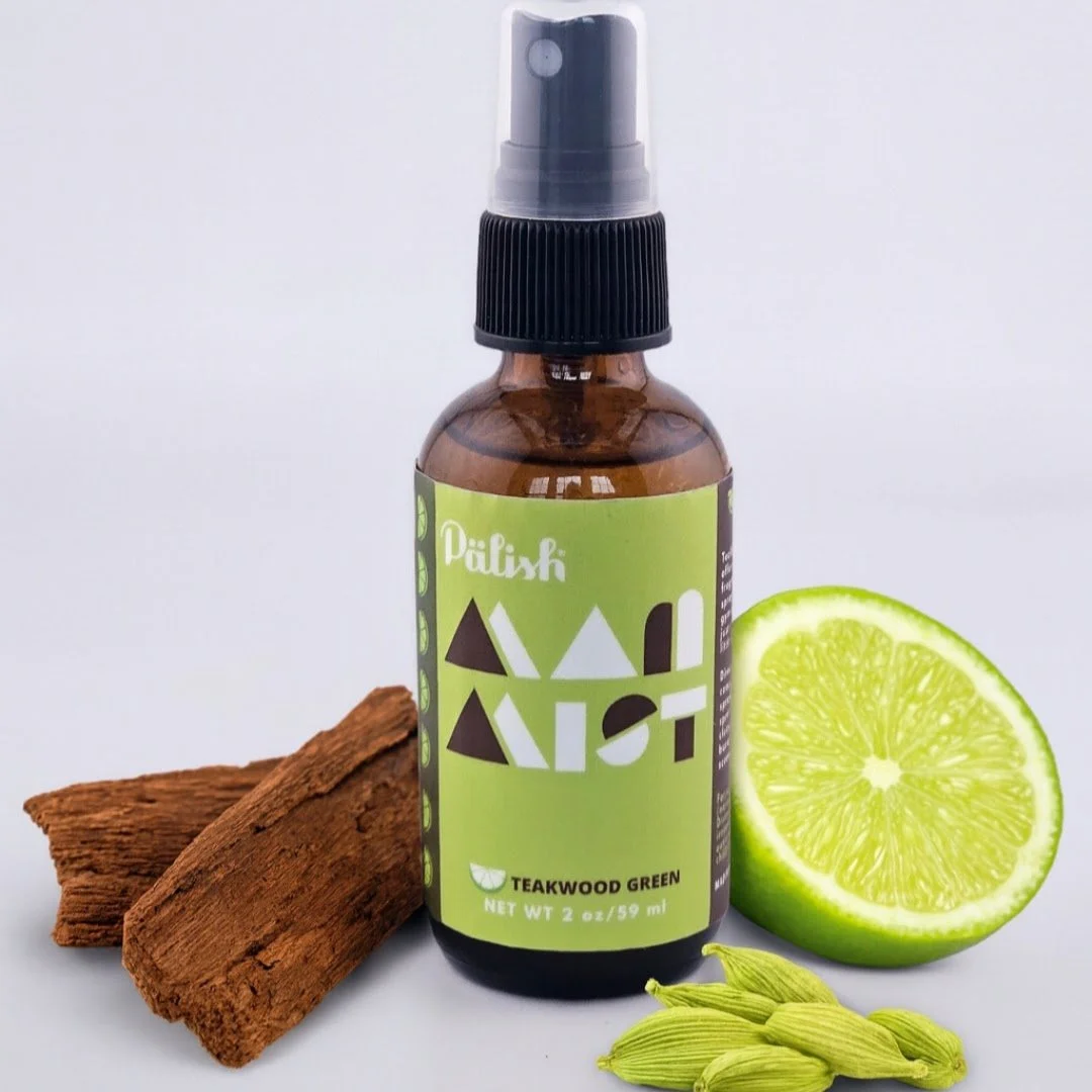Teakwood and lime body spray for men made with clean ingredients by palish in columbus ohio great for gymbag and locker or desk.jpg
