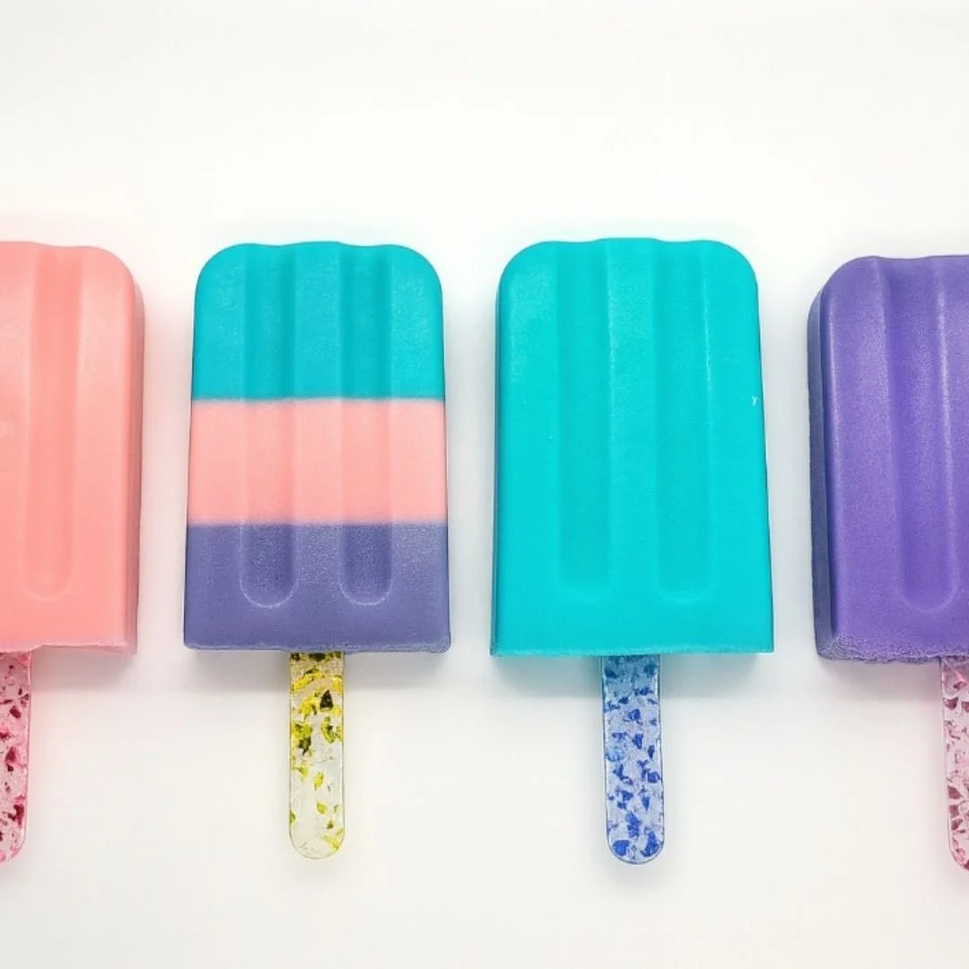 Natural soap for kids in the shape of popsicles by palish natural skincare in columbus in four fun flavors to make washing fun.jpg (Copy)