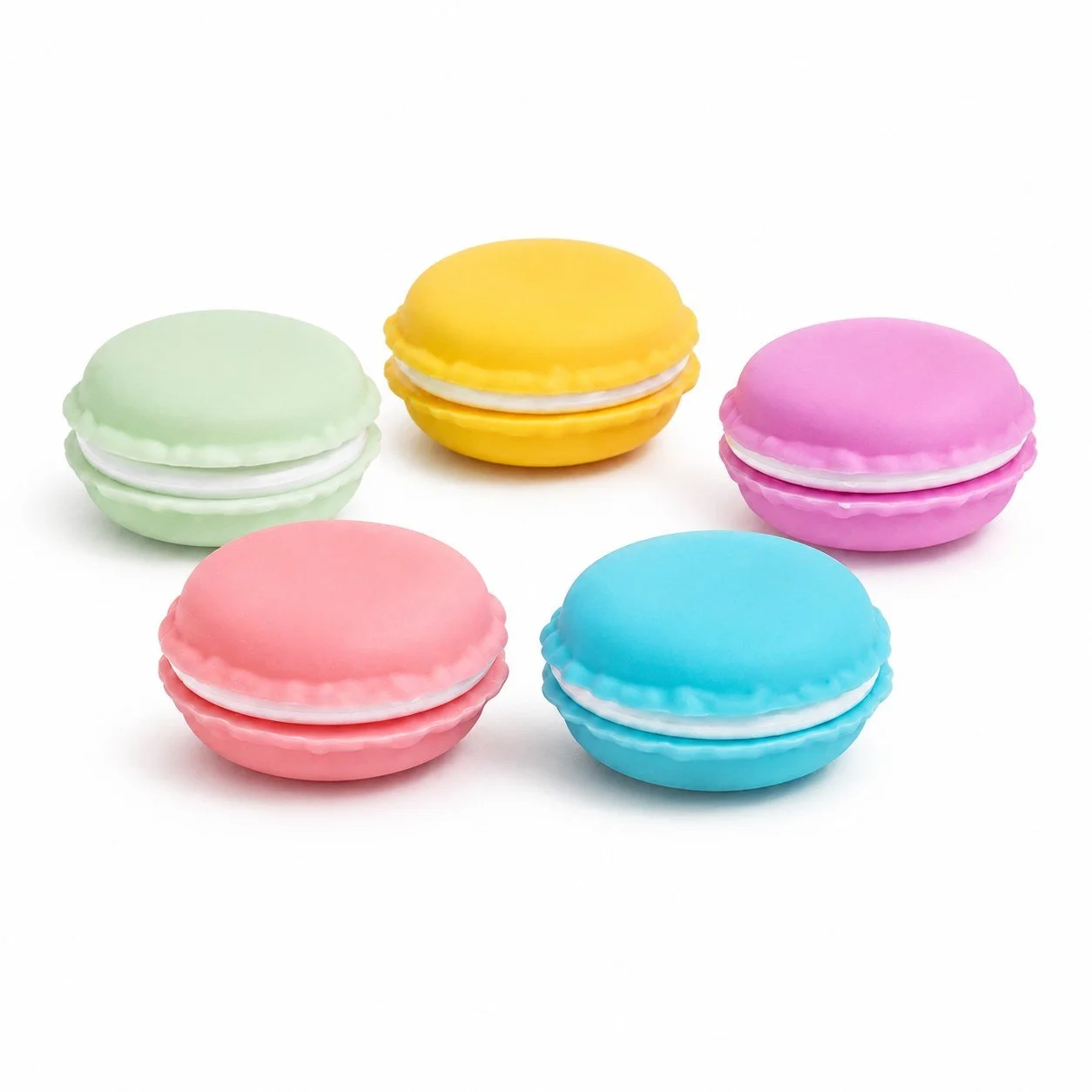 Natural Lip Balm – Macaron Shape