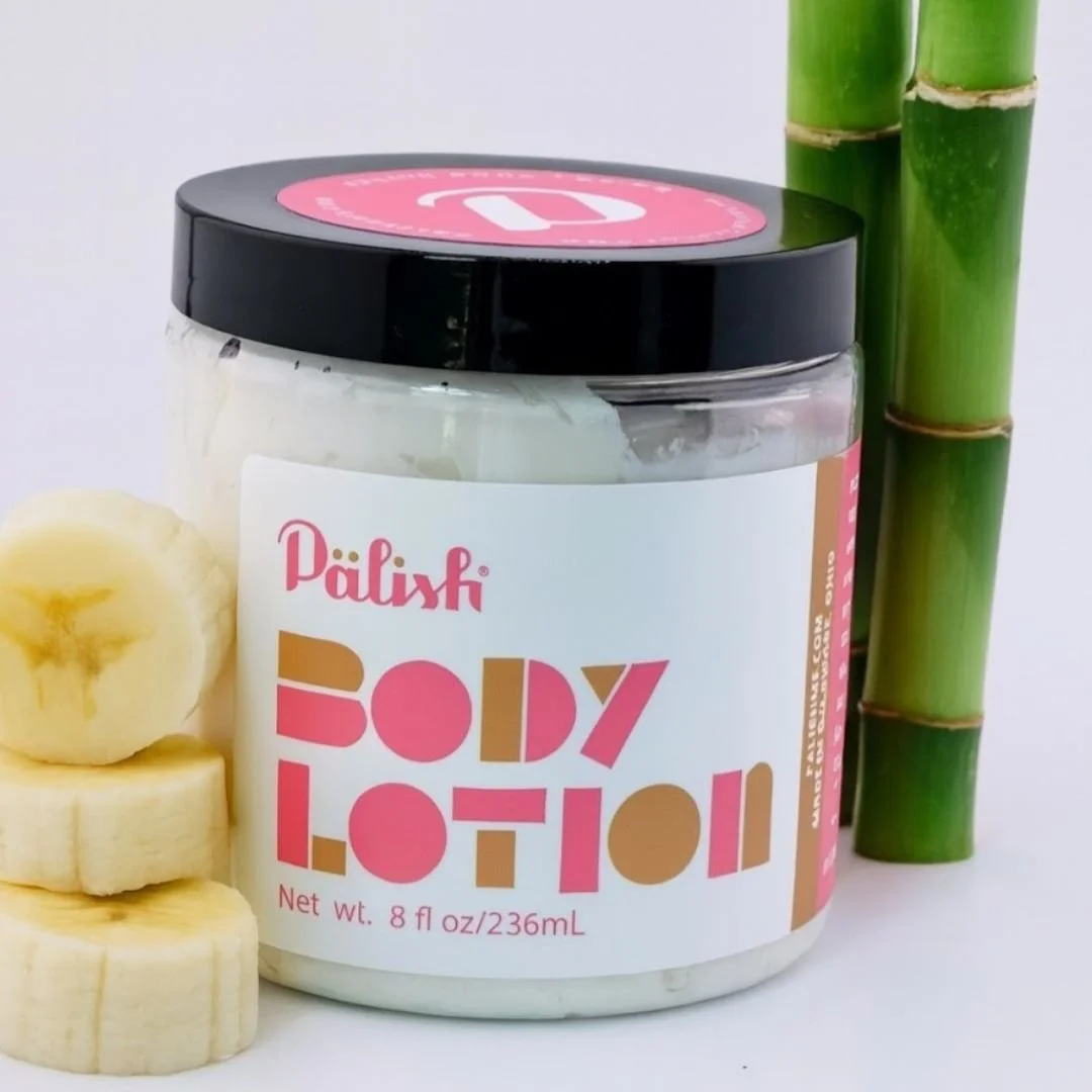 Body lotion by palish in columbus ohio in bamboozle scent is a sweet and fresh take on what body lotion should be a little thicker and natural .jpg