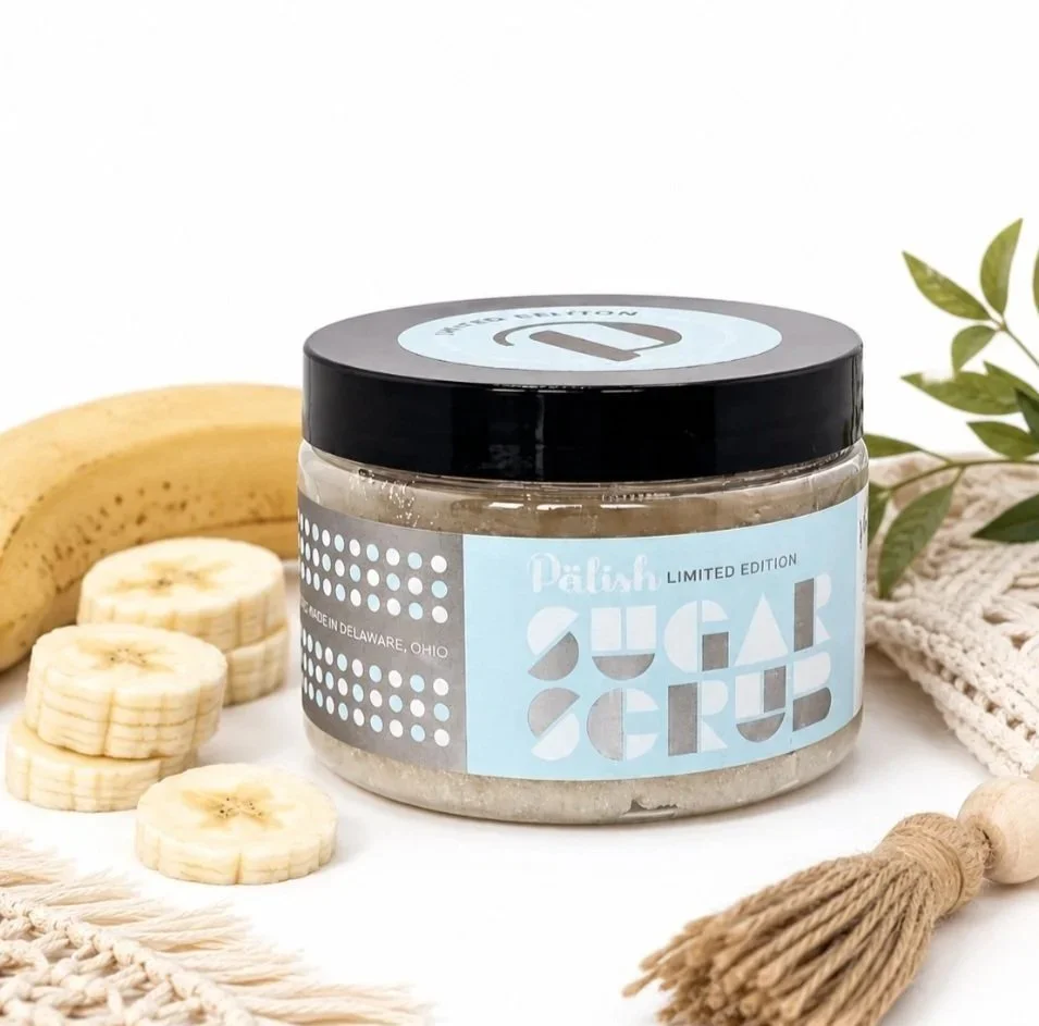 Pälish Boho Banana Sugar Scrub – A Whimsical, Sweet, and Hydrating Experience
