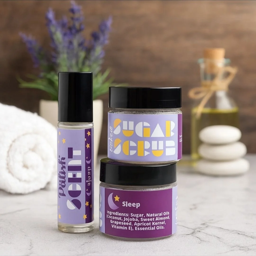 Lavender mini gift set is the perfect size gift for that hard to buy for person made by palish and created in columbus ohio .jpg