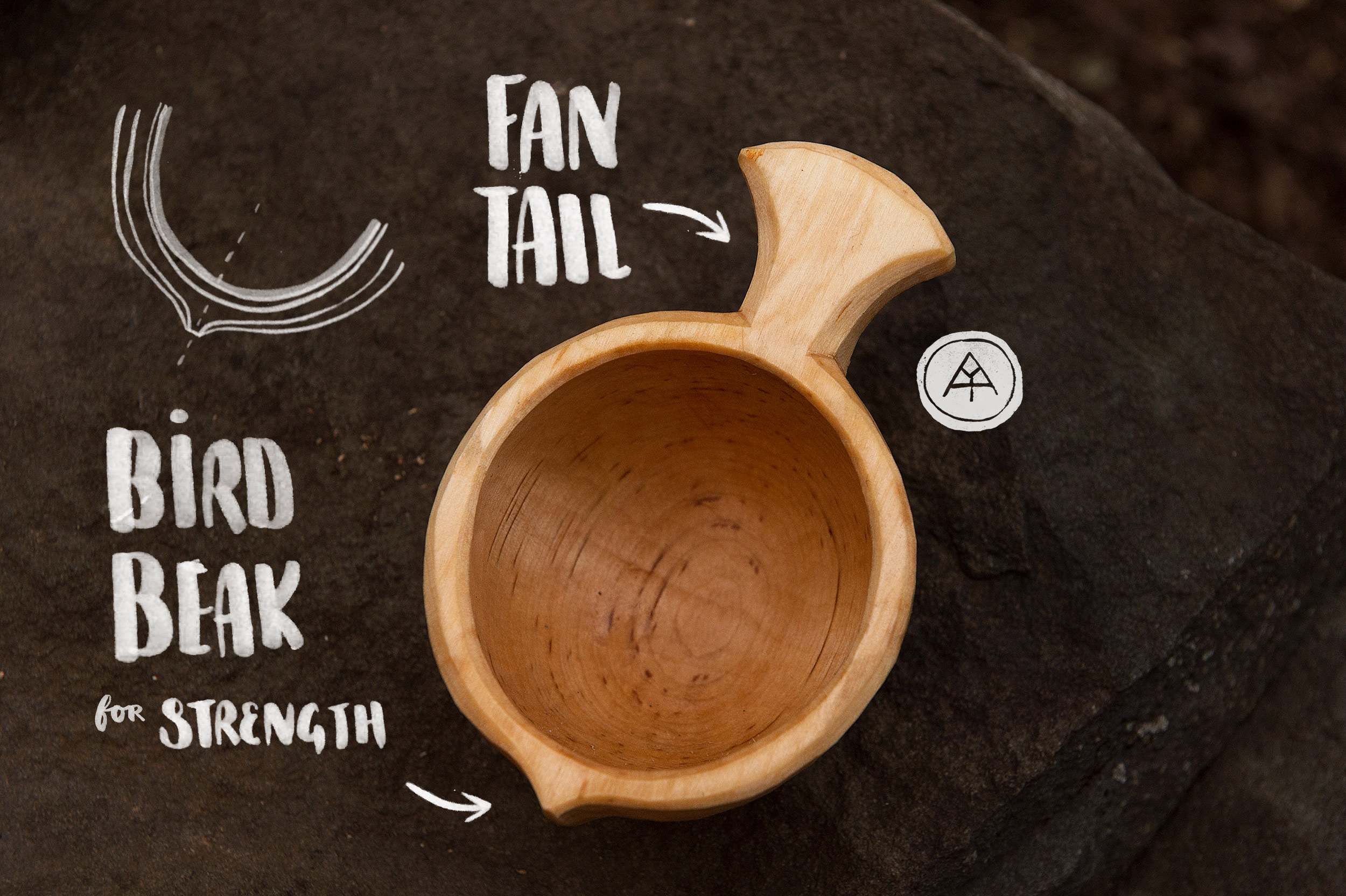 My Fan Tail and Bird Beak (for grain strength) - Design form conceived circa 2013