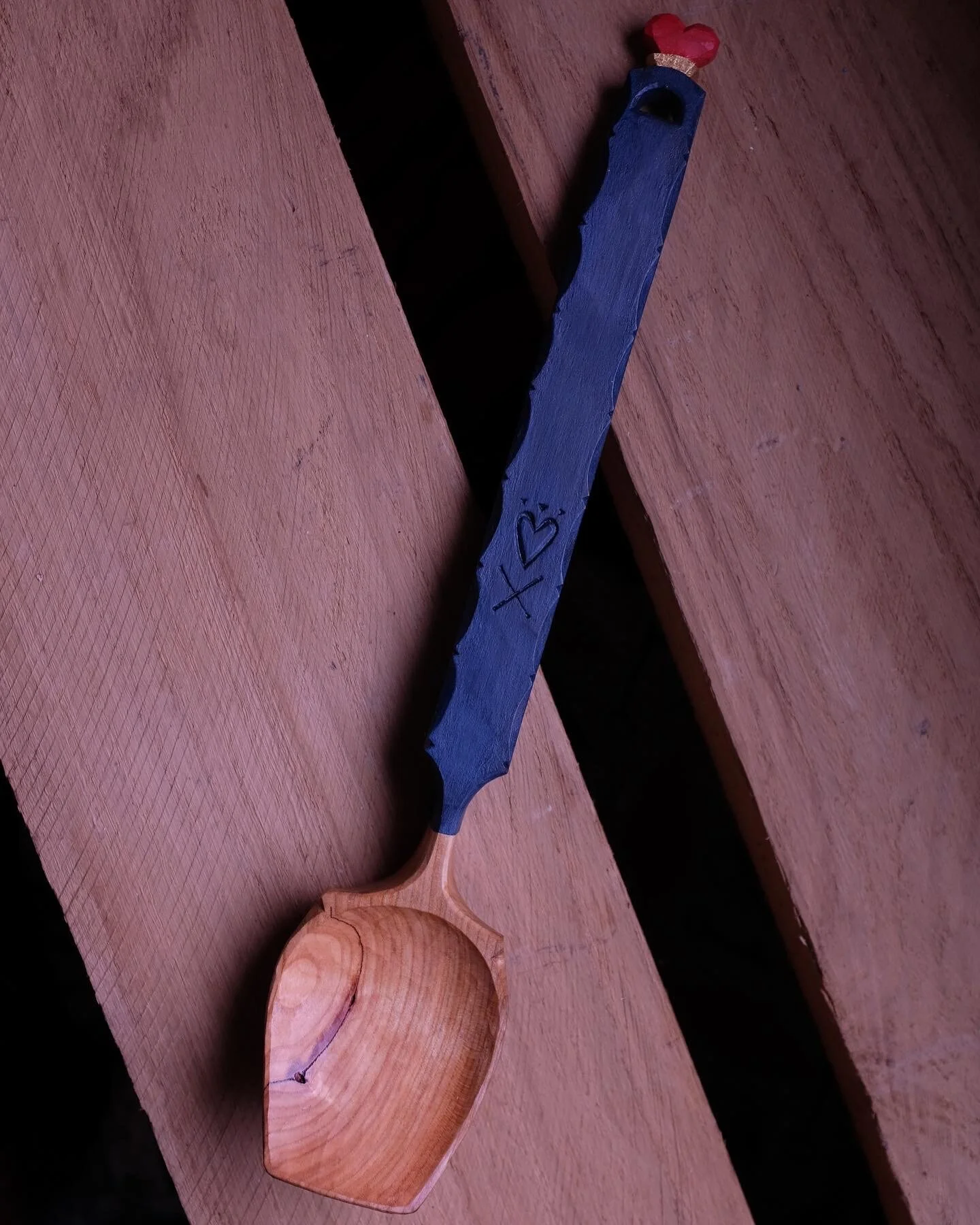 Pharaoh Blue Cooking Spoon