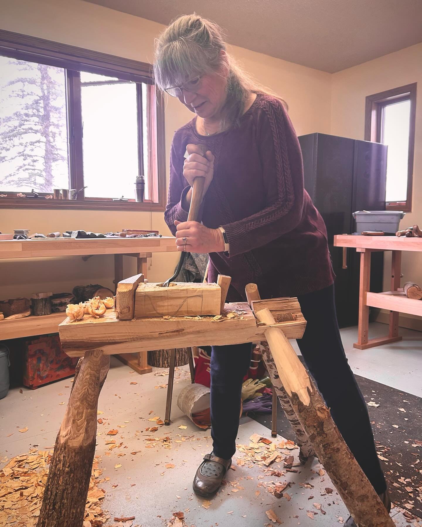 Such a great class! So many beautiful cups made and we can officially welcome new kuksa warriors to the world of sl&ouml;jd. 🖖🏼

Rested a day, and I&rsquo;m already prepping for this weekends class at The Vesterheim Norwegian Folk Art Museum. Four 