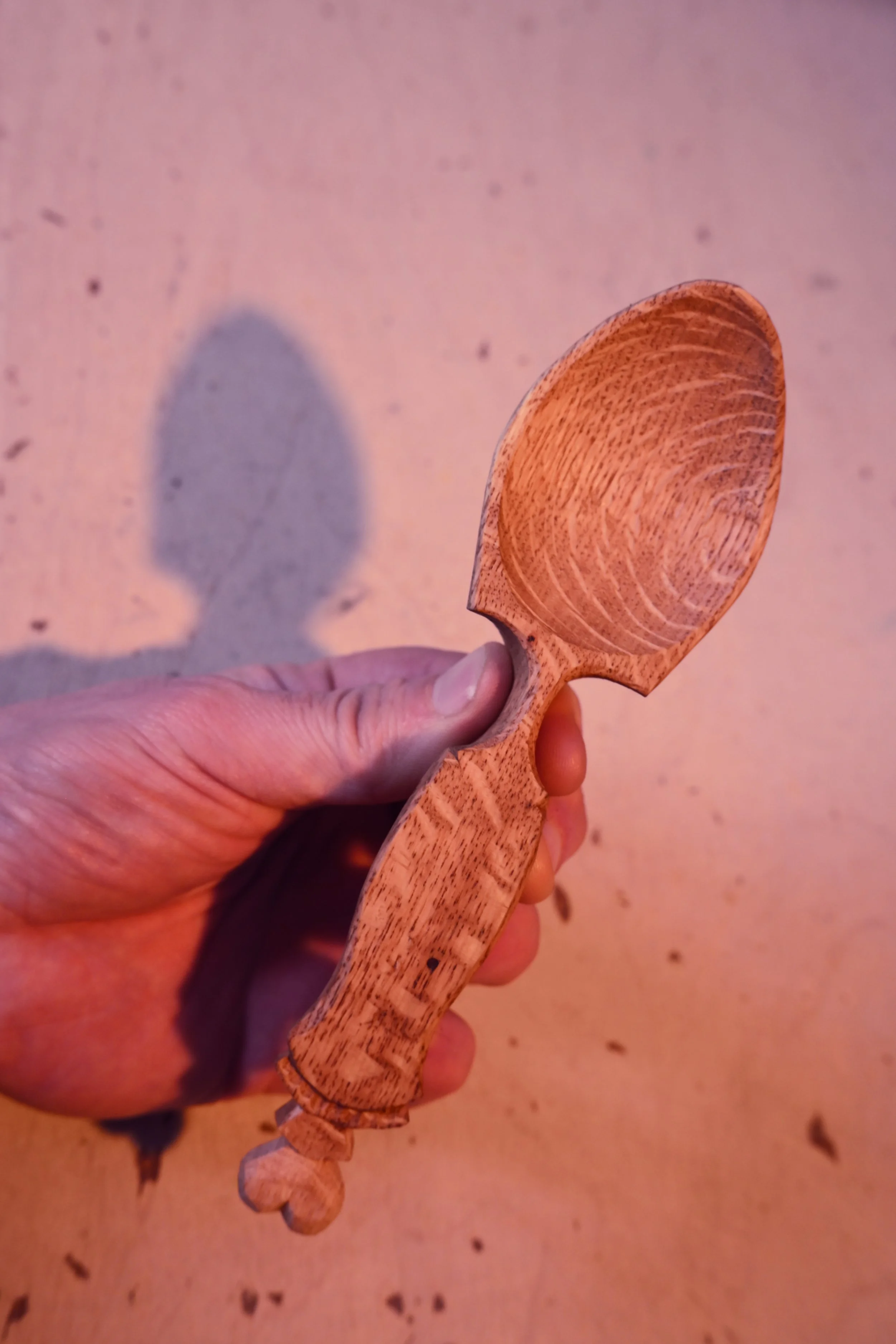 Red Oak Eating Spoon