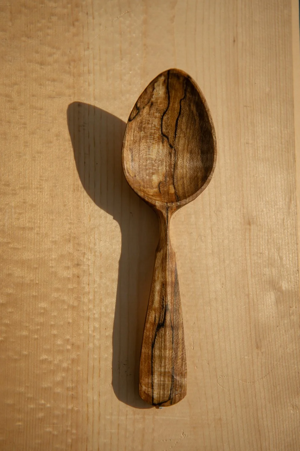 Spalted SIlver Maple Spoon #1