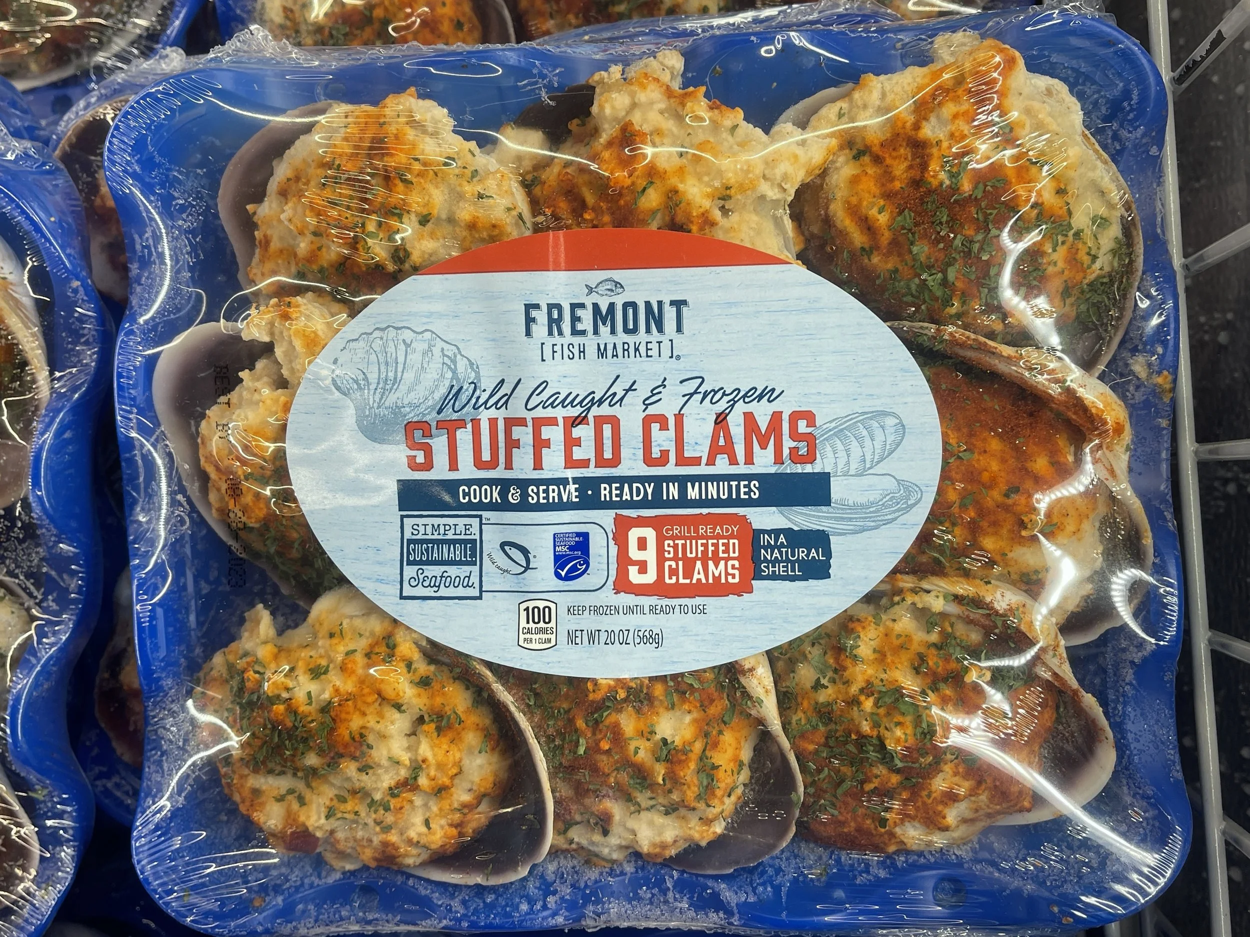 SPOTTED Fremont Fish Market Stuffed Clams — World Food Traveler