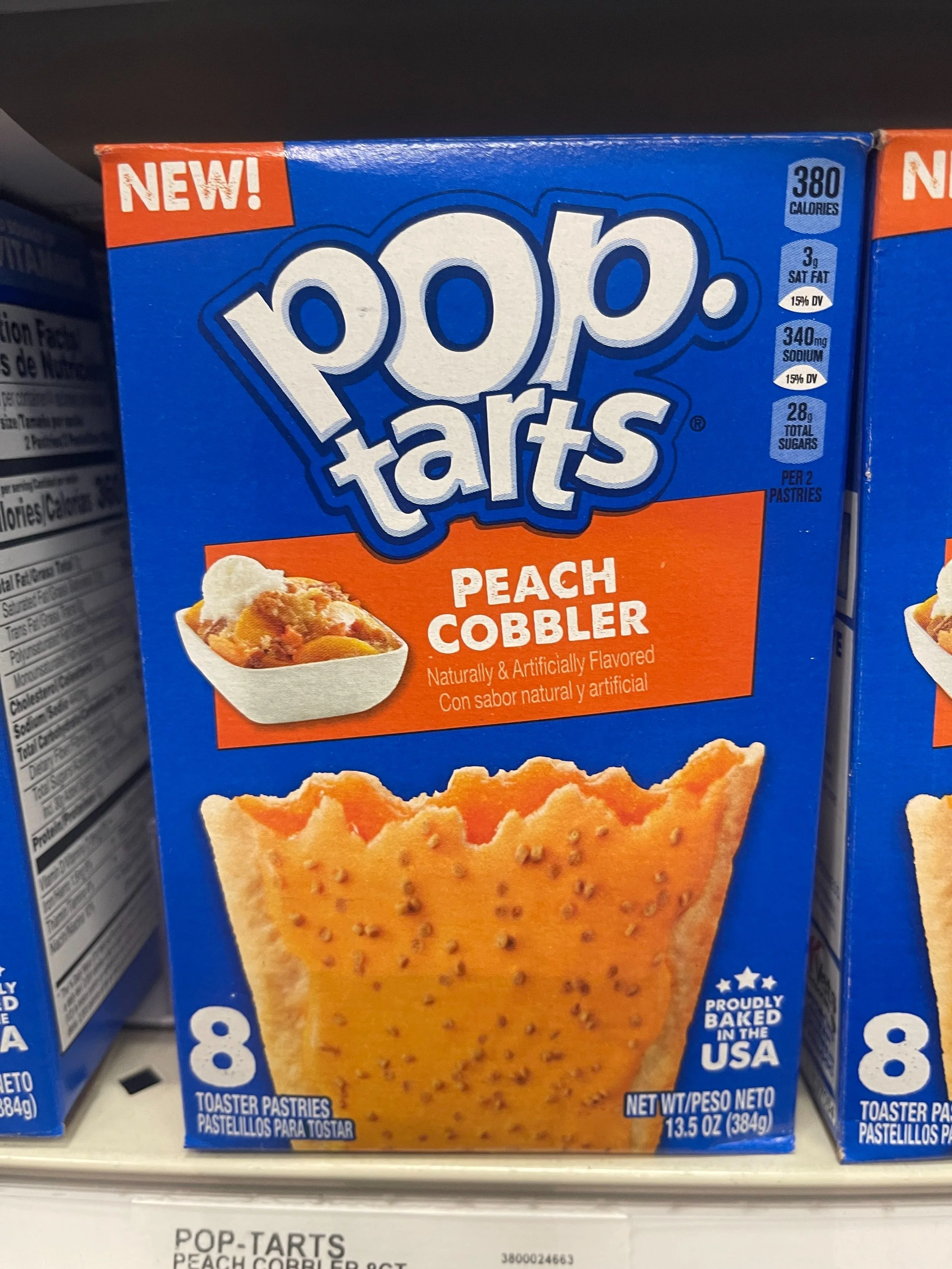 SPOTTED Pop Tarts Peach Cobbler — World Food Traveler