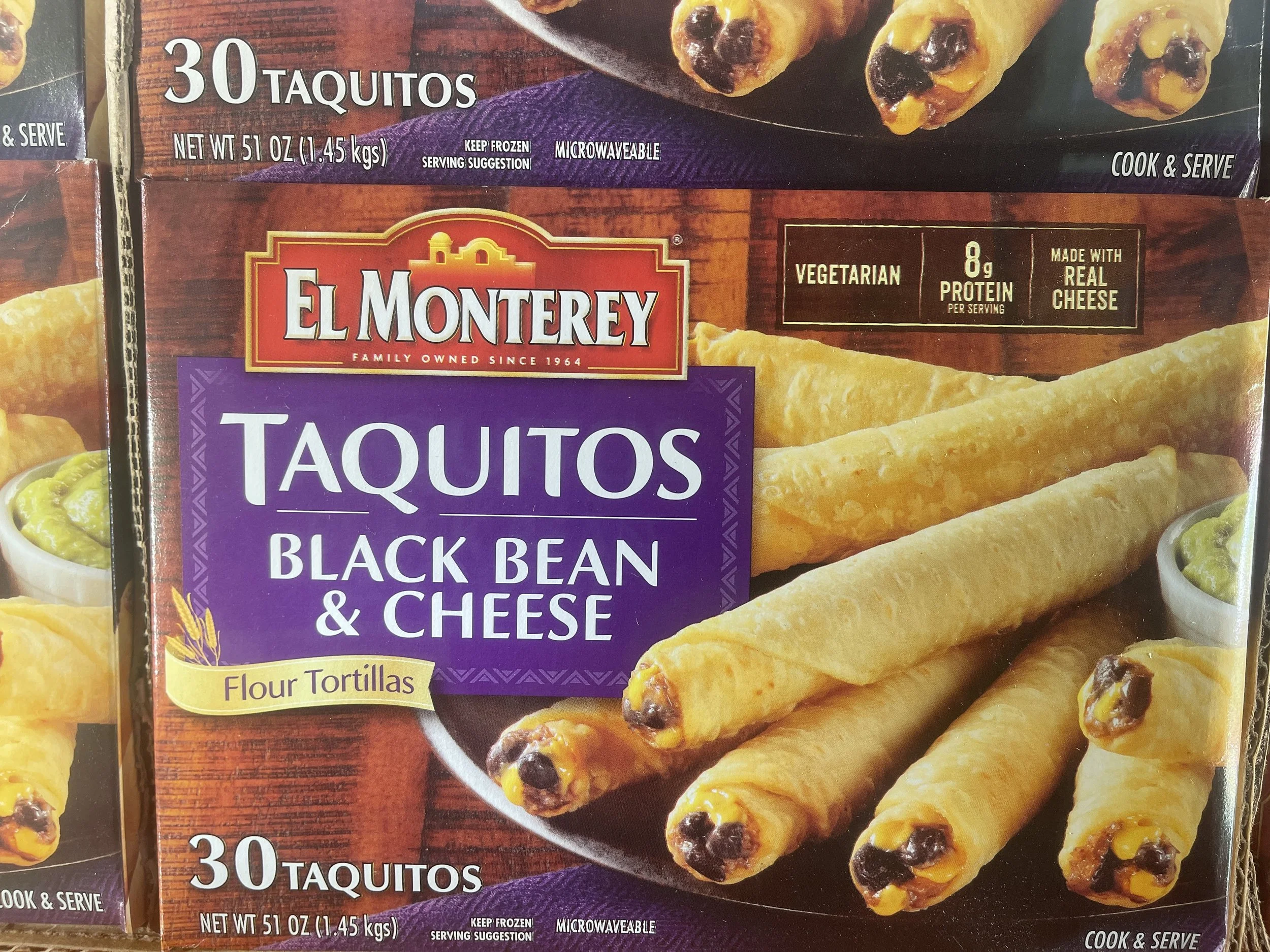 SPOTTED El Monterey Black Bean & Cheese Taquitos — World Food Traveler