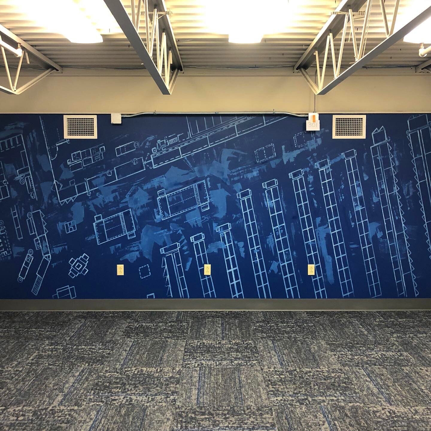 Blueprint Office Space Decor