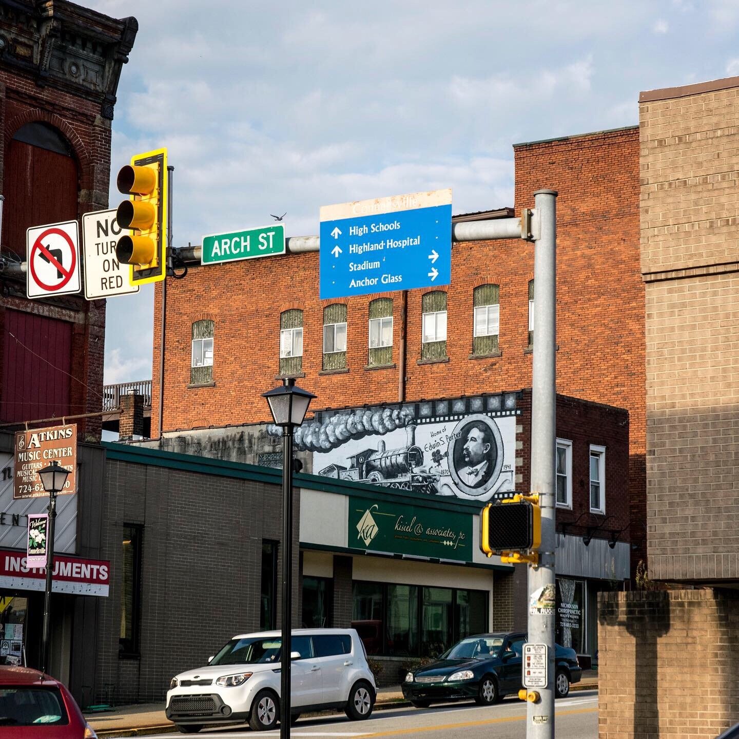 Historic Mural in Rural Connellsville, PA