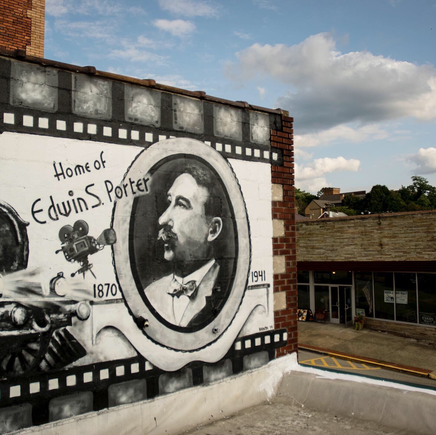 Historic Mural in Rural Connellsville, PA