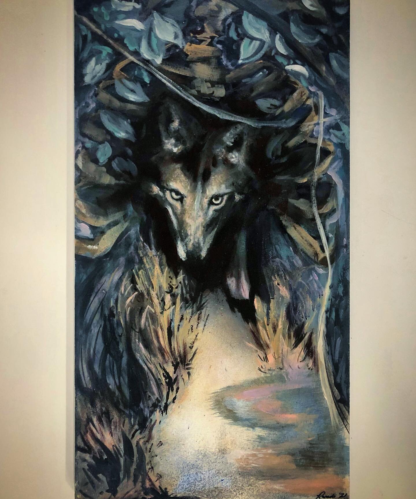 Available for commission during these chilly winter months. 🤓

#thewolfyoufeed #wolfpainting #endangerednomore  #breathe #breathwork #healing #healingjourney #pittsburghartist