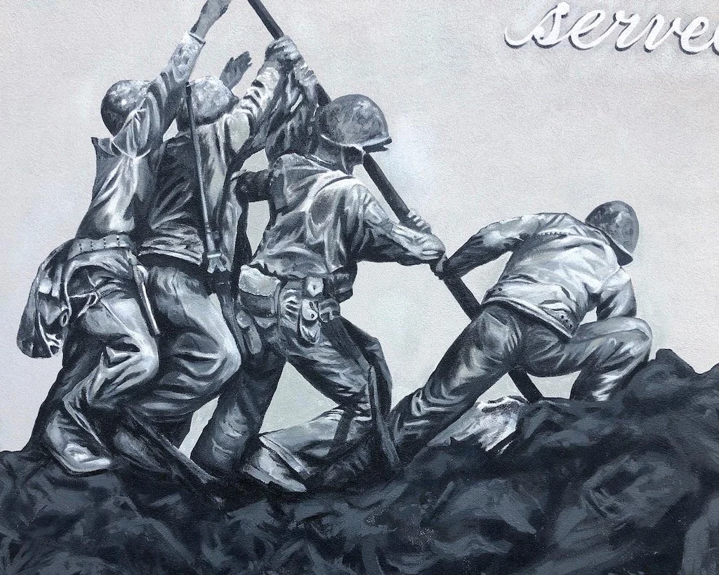 Raising of the flag on Iwo Jima