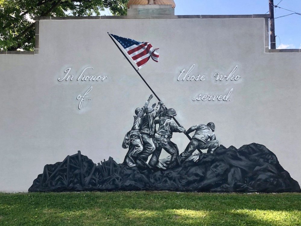 Raising of the flag on Iwo Jima