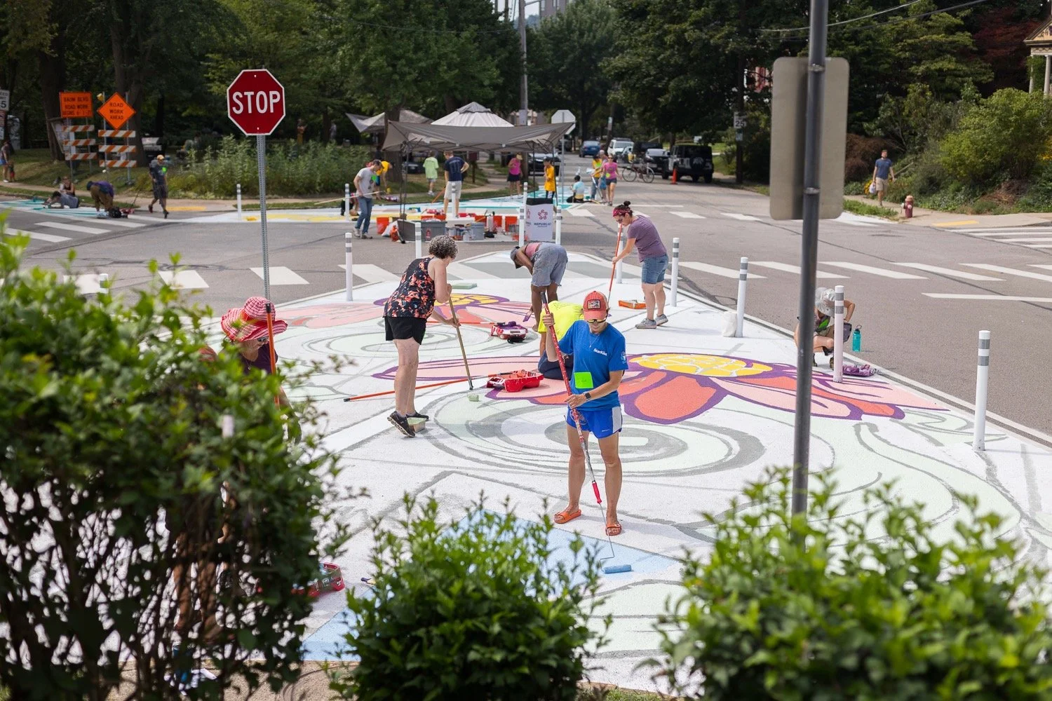 Friendship Asphault Art Project