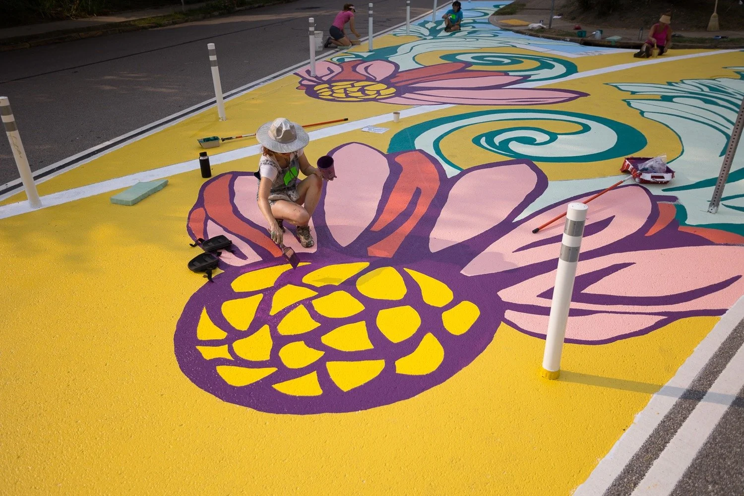 Friendship Asphault Art Project