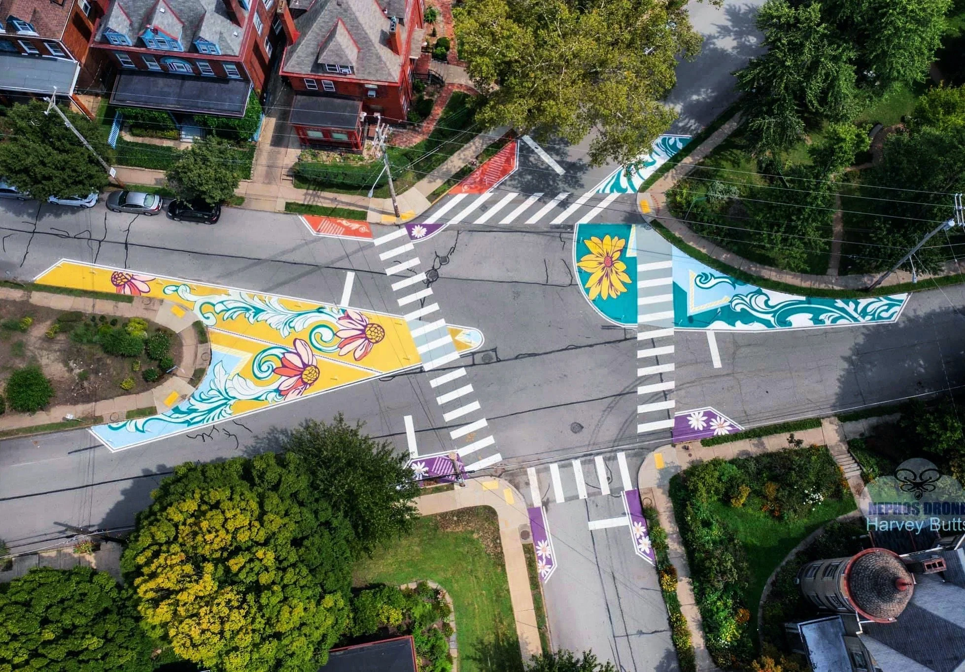 Friendship Asphault Art Project