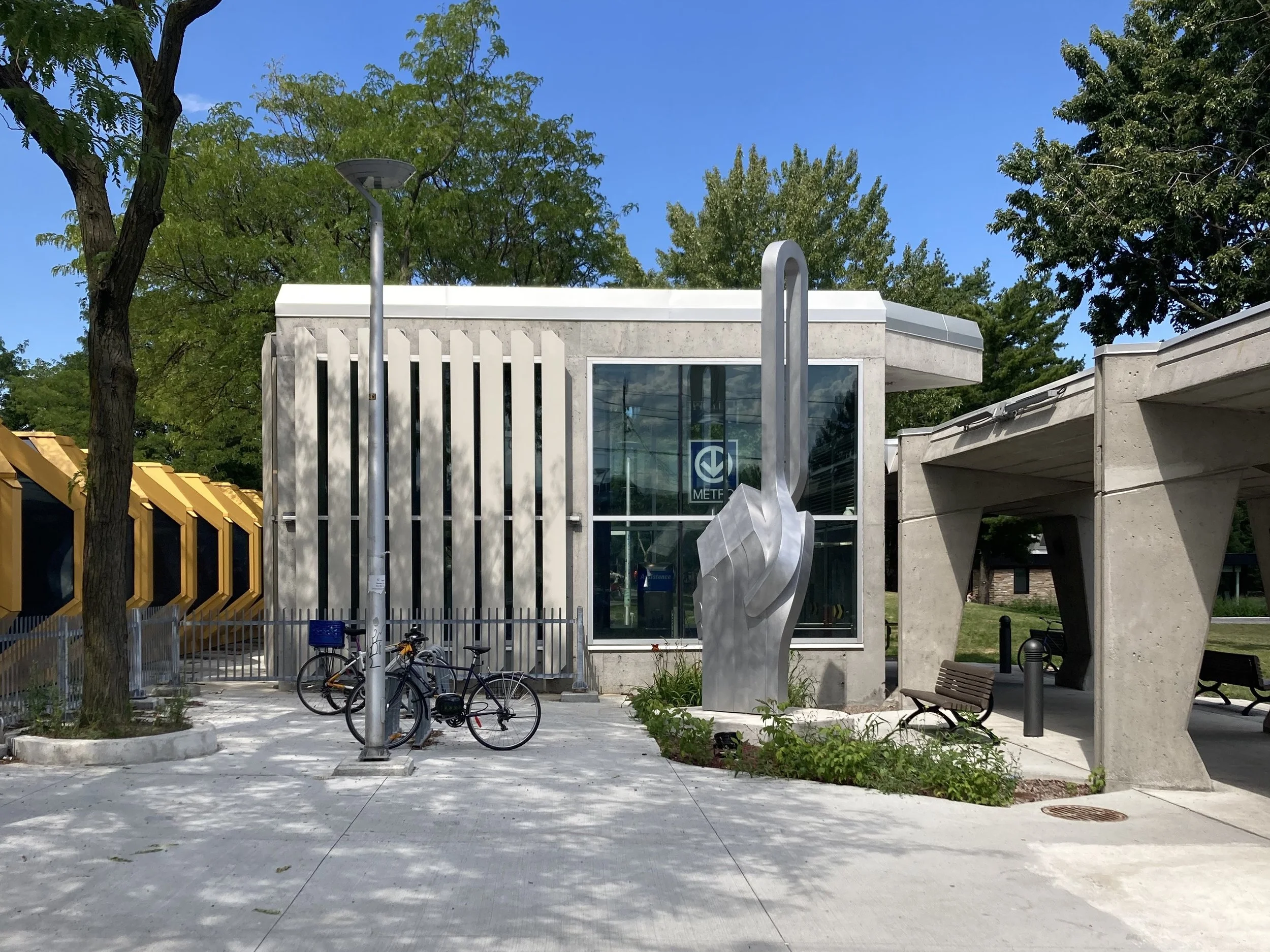 Photo of installed artwork