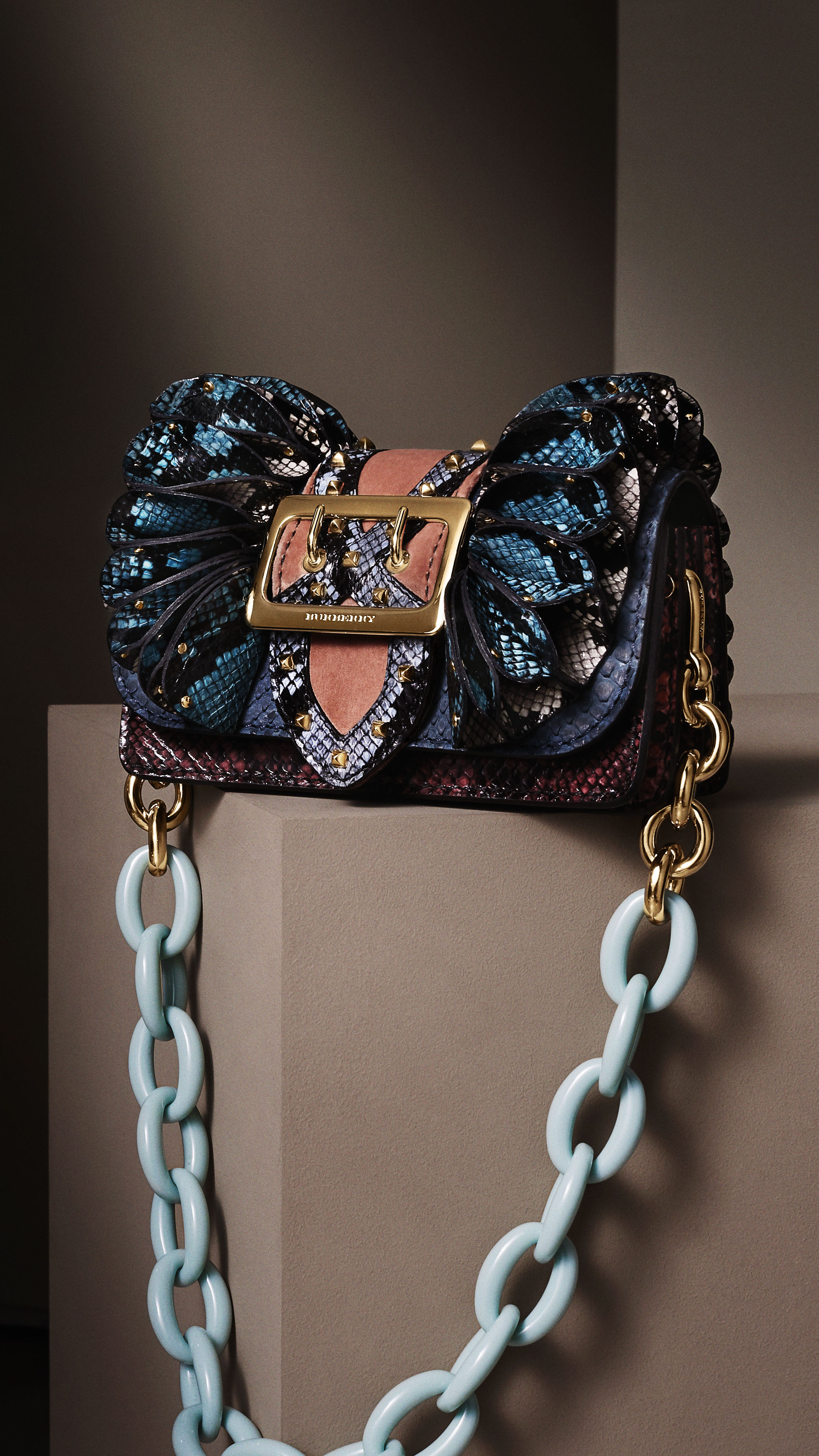 Burberry ostrich cheap bag