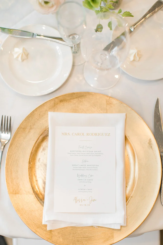 Personalized Menu