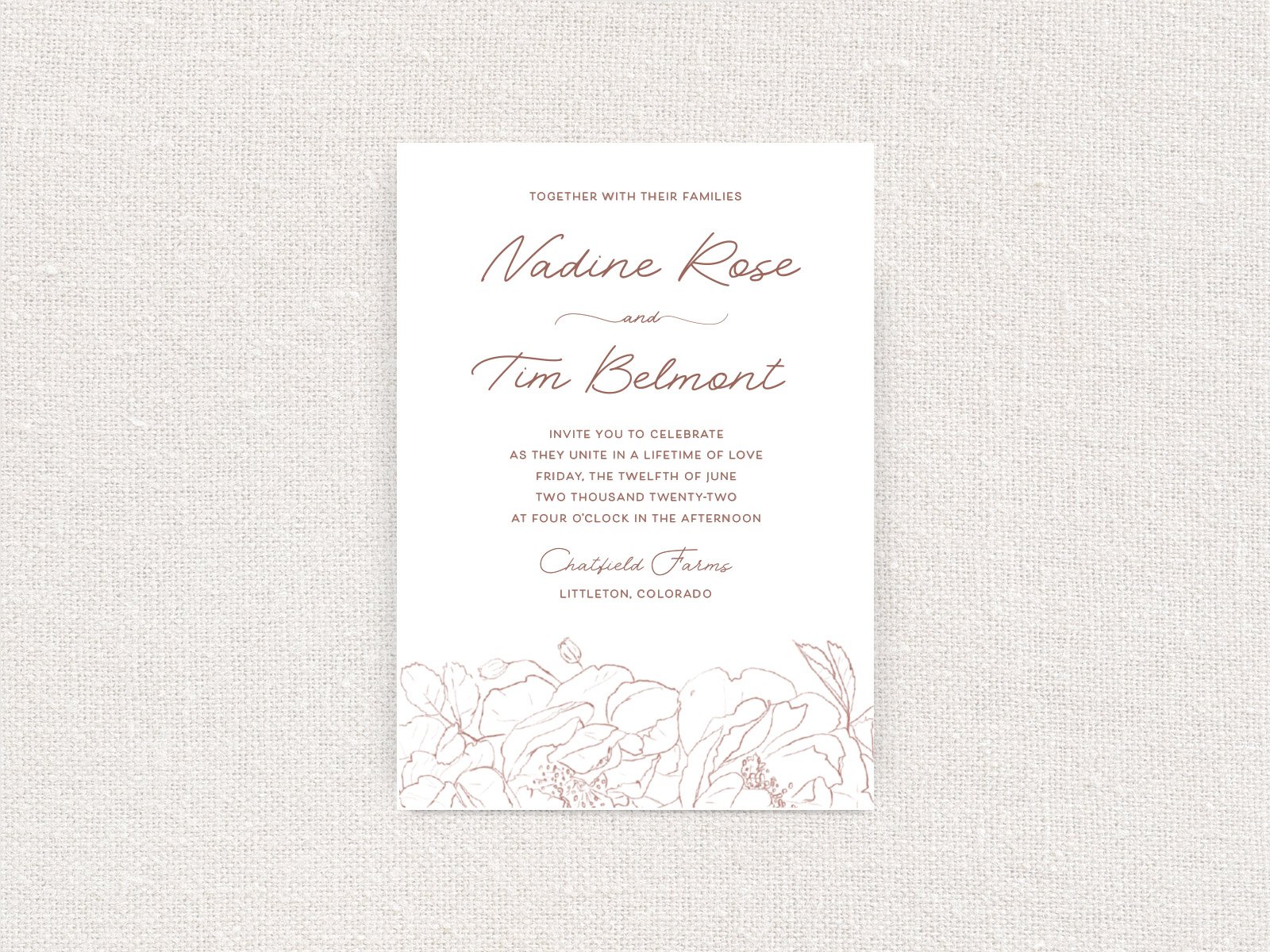 Blush Hexagon Change the Date Postcard — Paper Girl Creative - Denver  Wedding Invitations