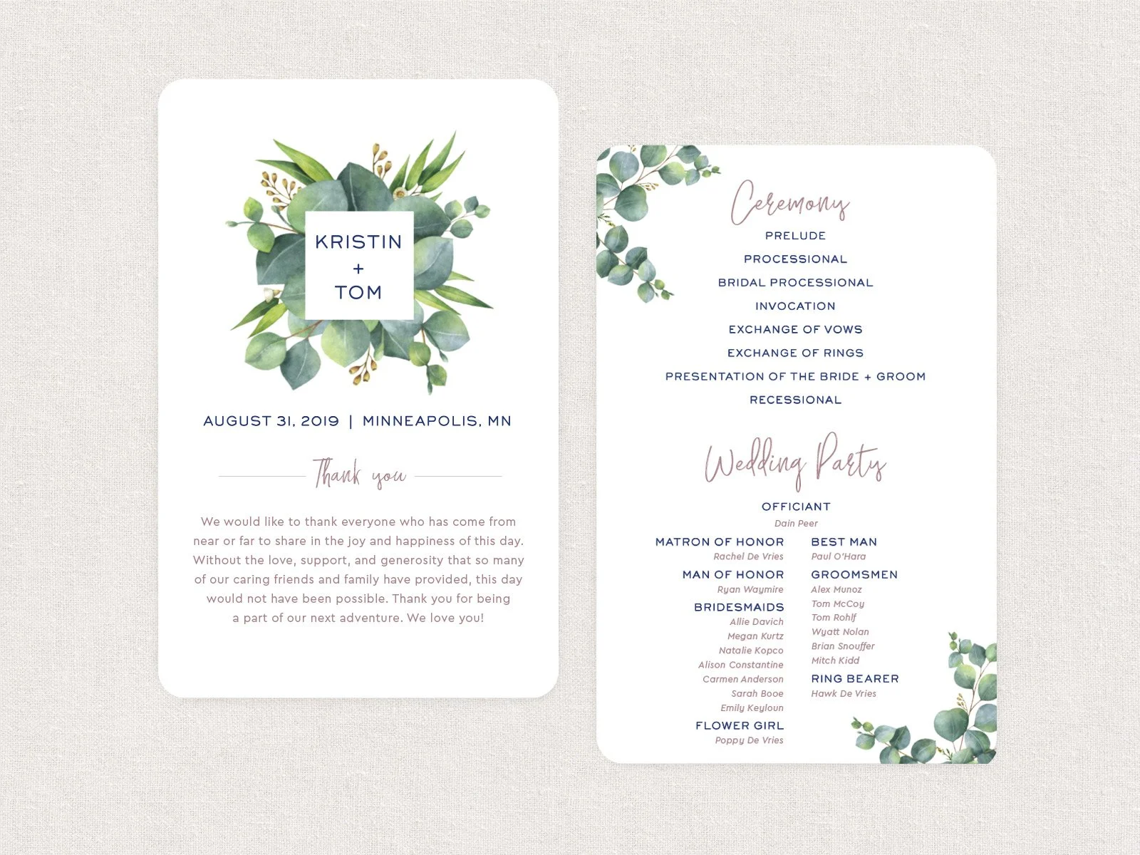 Eucalyptus Program