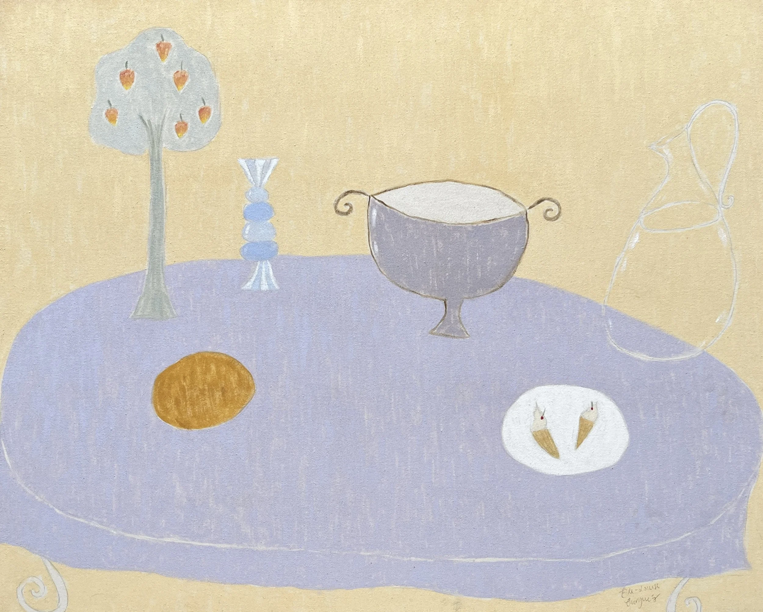 5.NO FRAME_At the Lilac Table.JPG